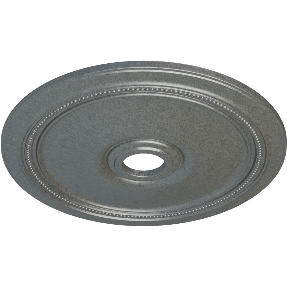 Ekena Millwork Cm24Dipls Diane Ceiling Medallion, 24Od X 3 5/8Id X 1 1/4P (Fits Canopies Up To 6 1/4), Hand-Painted Platinum