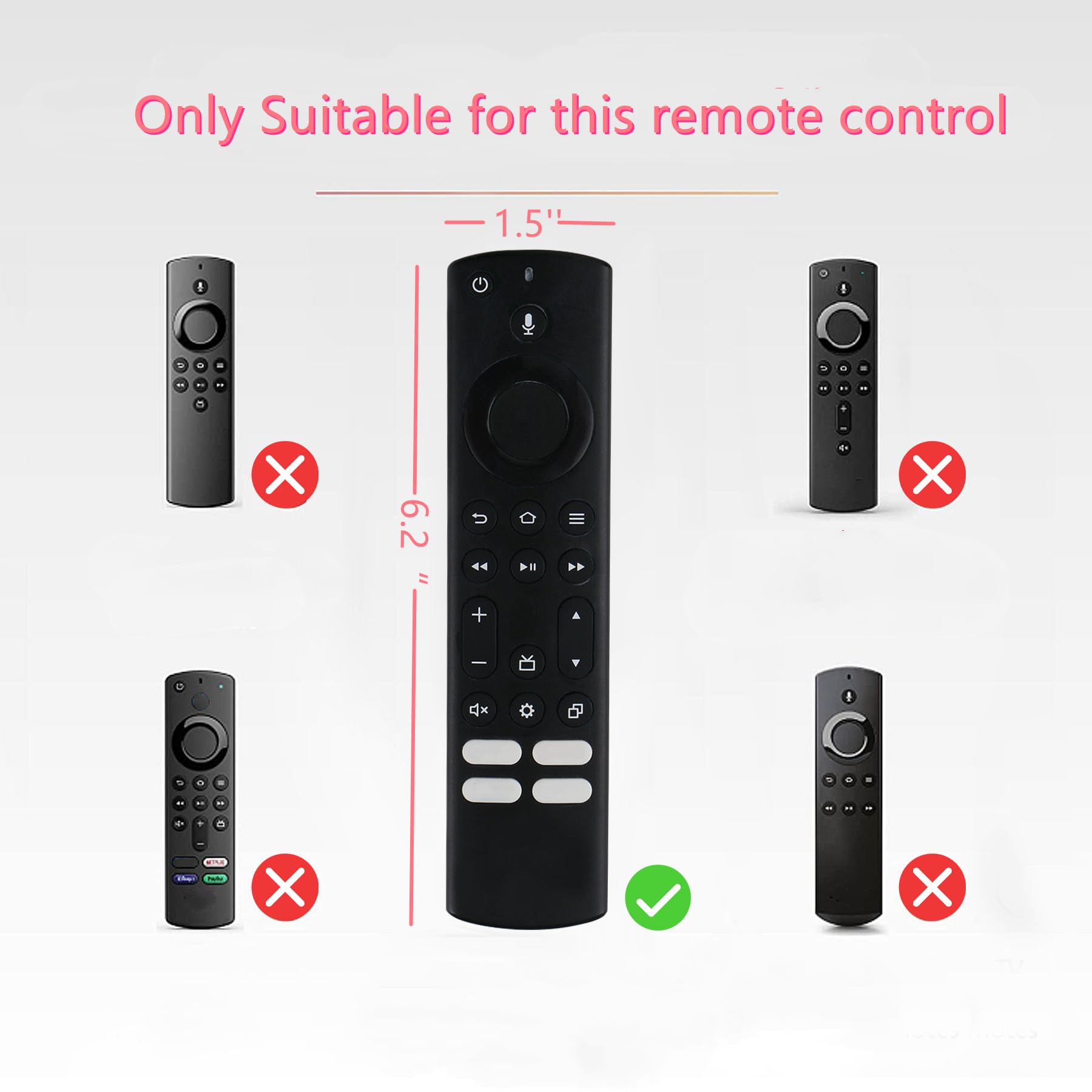 [2 Pack] Climberer Night Vision Covers For Fire 4K Max (2Nd Ed.) | Stick Tv | Firecube | Compatible With(Insignia, Toshiba, Pion