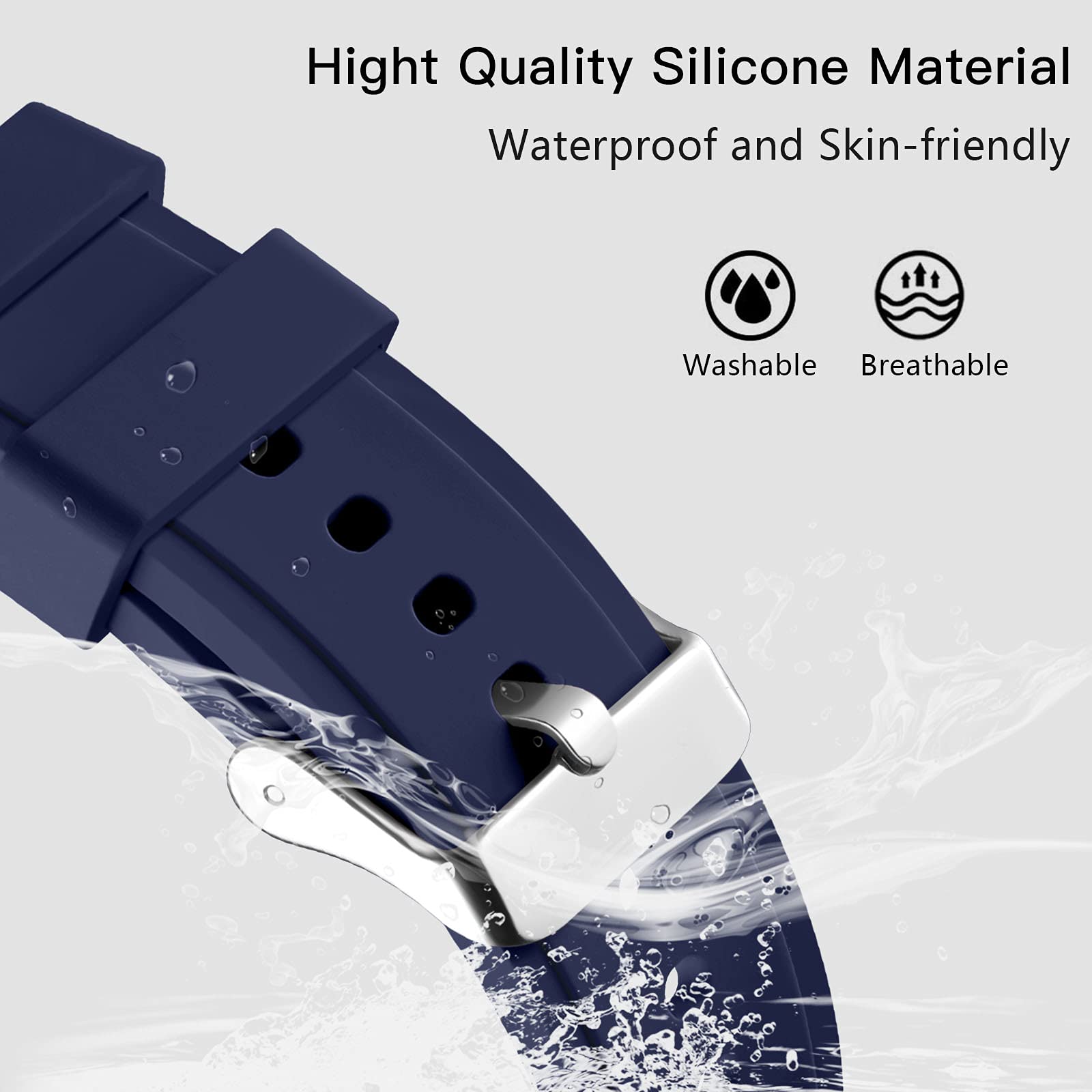 Lerobo No Gap Band Compatible With Samsung Galaxy Watch 7 4 6 5 40Mm 44Mm/For Galaxy Watch 5 Pro 45Mm/ For Galaxy Watch 4 Classi