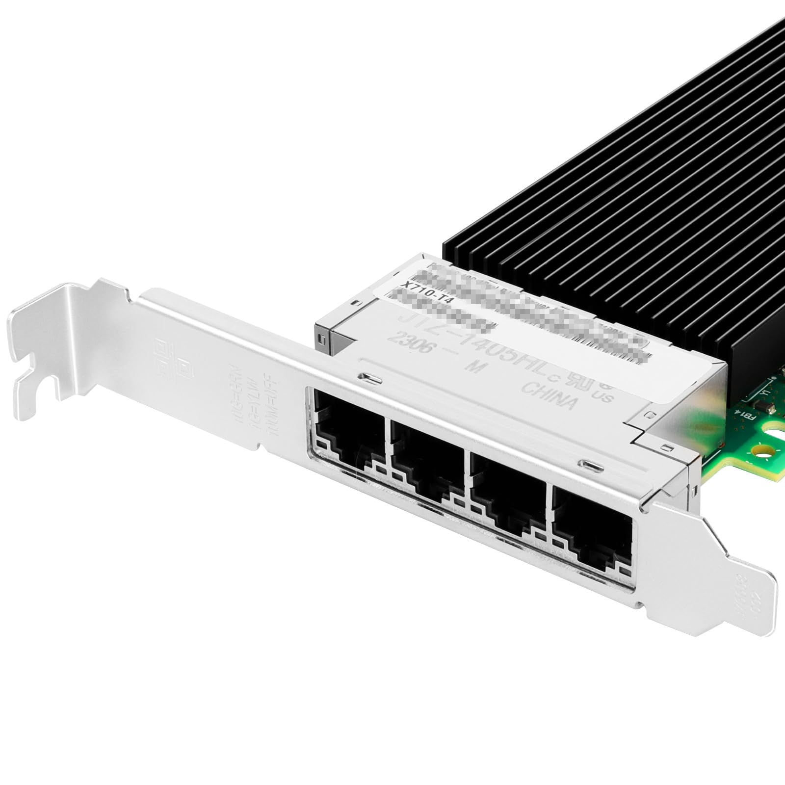 Vogzone For Intel 10Gb Pci Express* V3.0. 8Gt/S X8 Ethernet Converged Network Adapter, 10 Gigabit Ethernet Server Nic 4X Rj45 Po