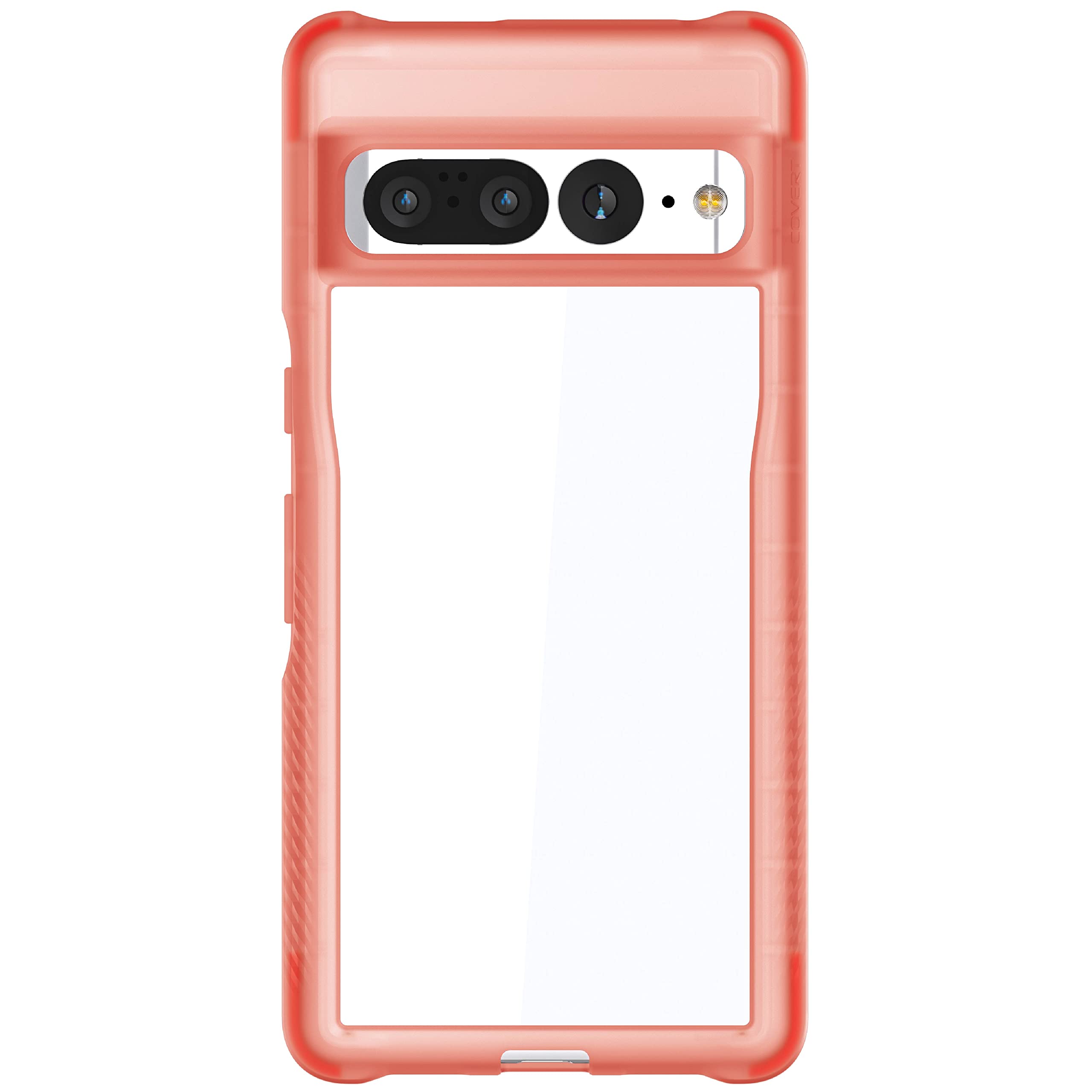 Ghostek Covert Clear Pixel 7 Pro Case For Women With Ultra Thin Design And Non Slip Grip Bumper Supports Wireless Charging Prote