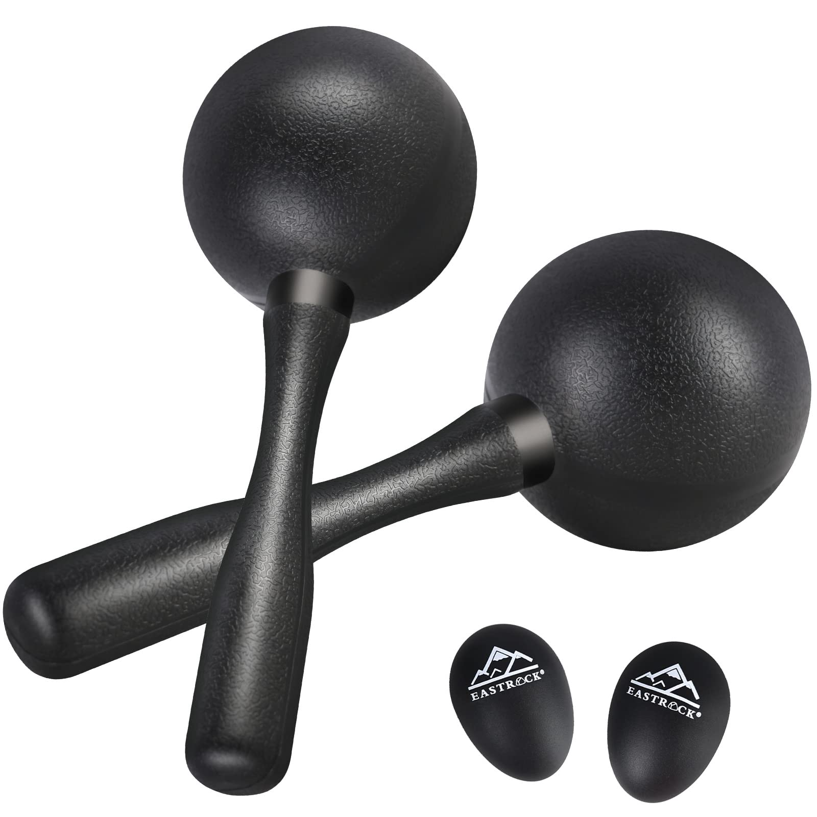Eastrock Maracas Shaker Rattles Abs Sand Hammer Hand Percussion Rattles For Adults, Great Percussion Instrument For Live Perform