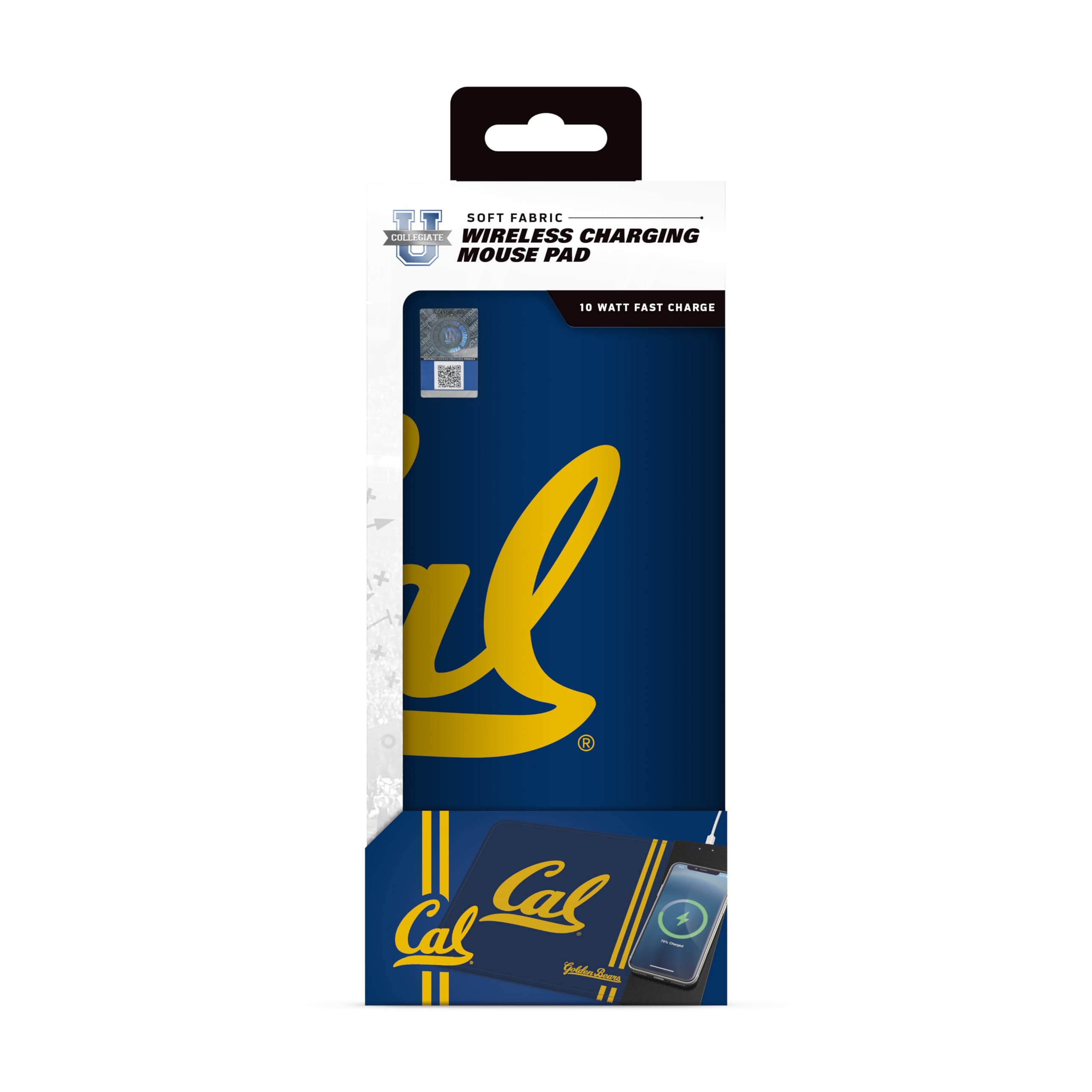 Soar Ncaa Wireless Charging Mouse Pad, Cal Golden Bears