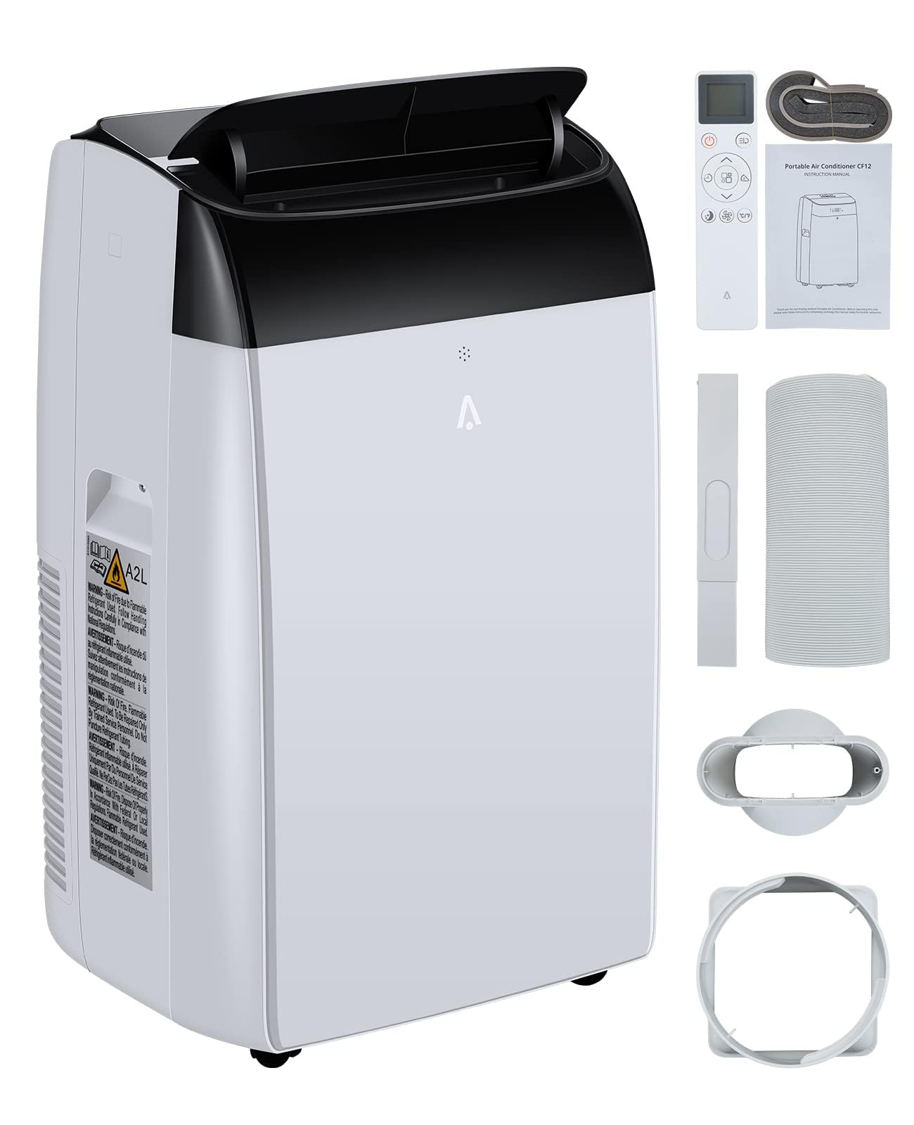 14000 BTU Portable Air Conditioner, 3-in-1 AC Unit with Dehumidifier and Fan, Cools Up to 750 Sq. Ft., Remote Control, Quiet Ope