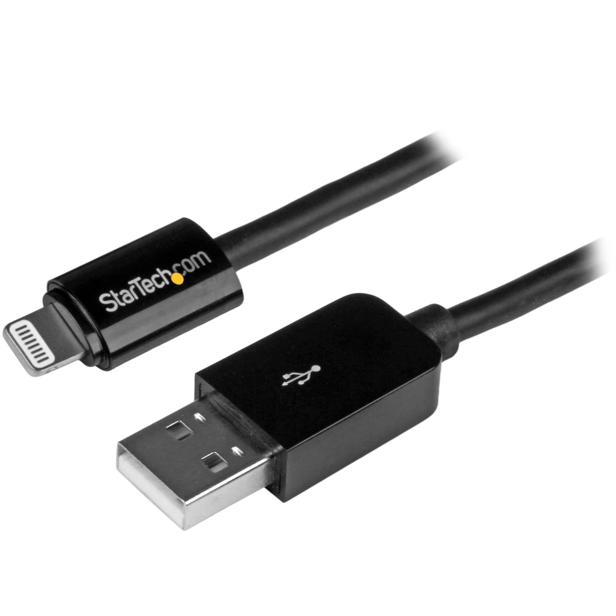Startech.Com 3M (10Ft) Long Black Apple    8 Pin Lightning Connector To Usb Cable For Iphone / Ipod / Ipad   Charge And Sync Cab