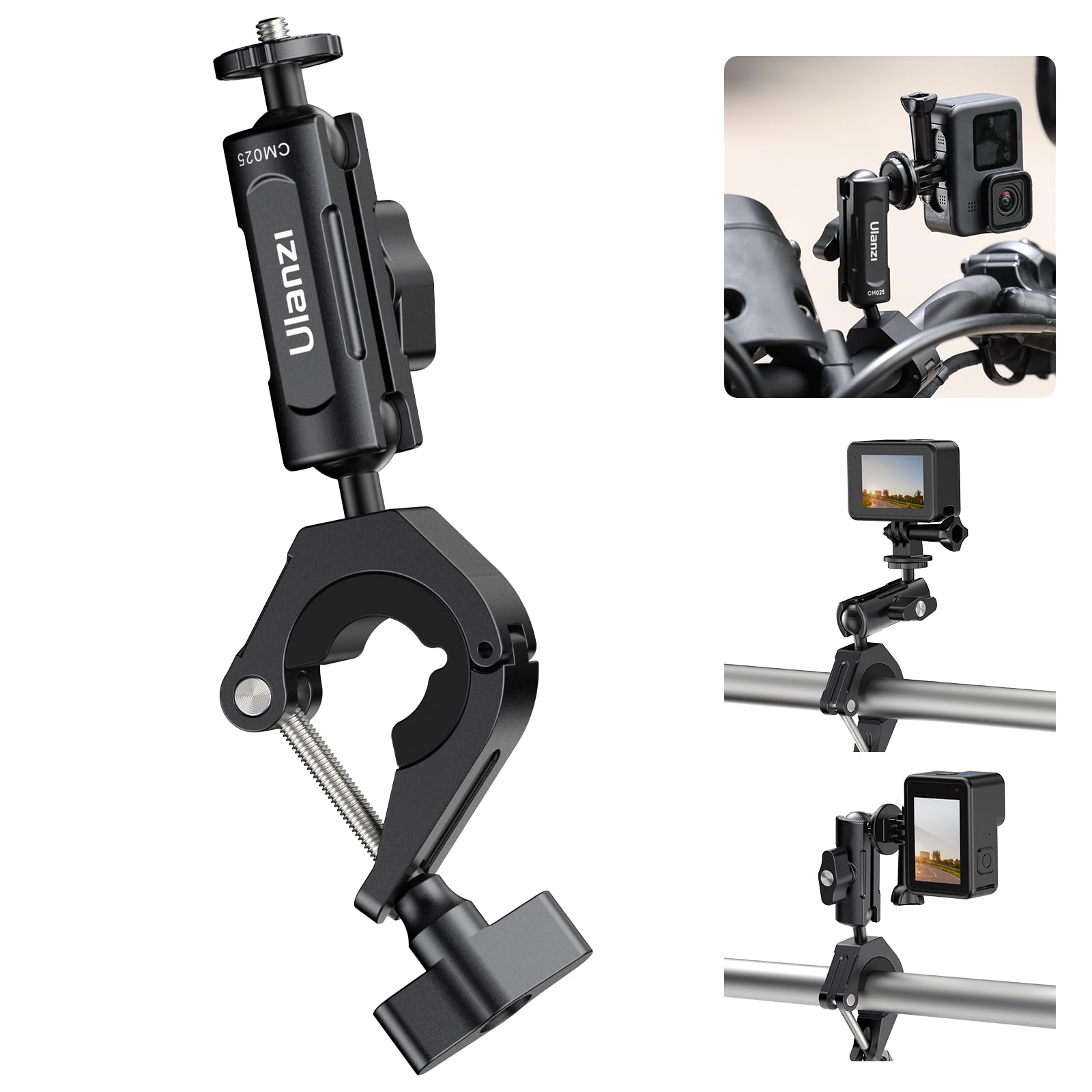 Ulanzi Goquick Bicycle Bracket For Gopro 360Motorcycle Camera Mount For Bike Holder Handlebar Mount W Adpter For Hero Action Cam
