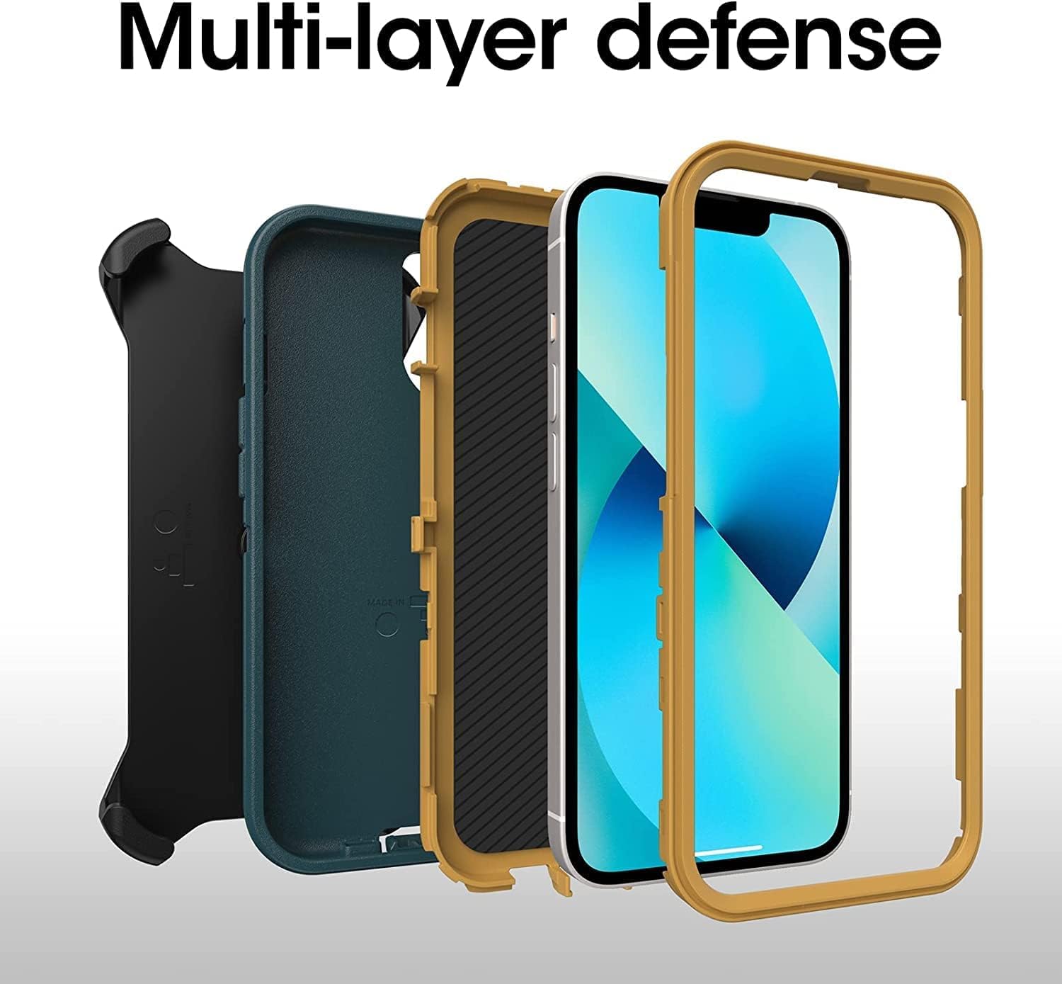 Otterbox Defender Series Series Screenless Edition Case For Iphone 13 (Only)   Hunter Green