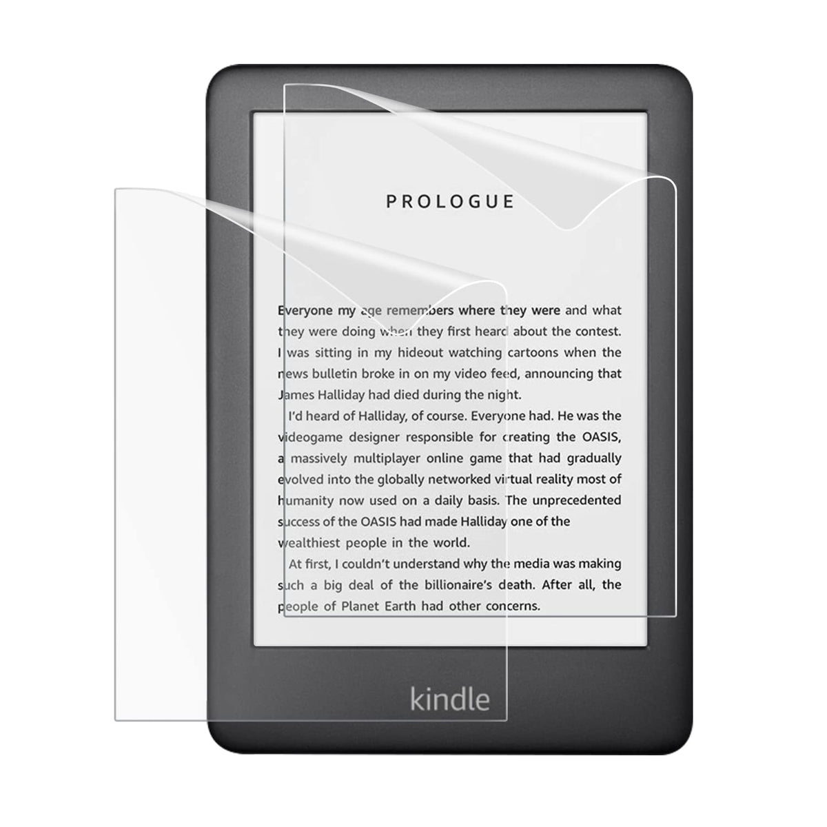 MoKo 2 Pack Antiglare Screen Protector for 6' All-New Kindle 11th Generation 2024/2022, Kindle 10th Generation 2019, Full Coverage Premium PET Protective Film Matte Screen Protector