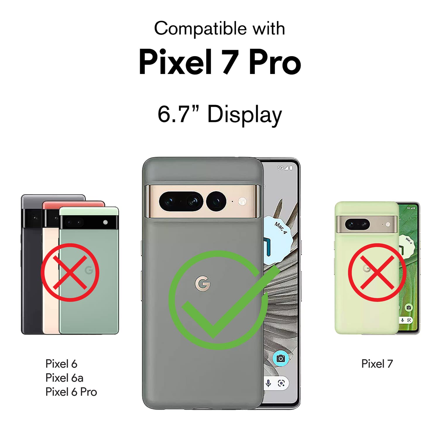 Vena Outcross For Google Pixel 7 Pro Case, Military Grade Drop Protection, Dual Layer Shockproof Protective Phone Case   Graphit