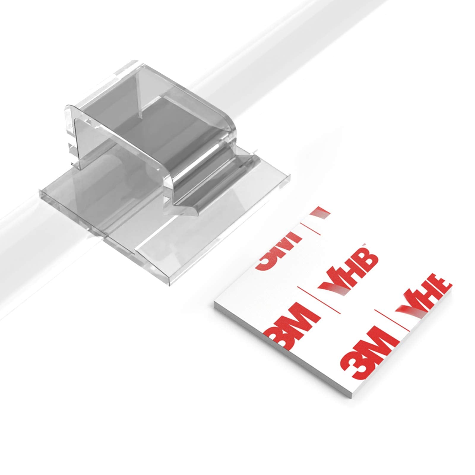 Cable Clips With Strong Self Adhesive, Xiaoxi R Shape Cable Management Tv Pc Wire Holder Sticky Tidy And Organizer Cord And Wire