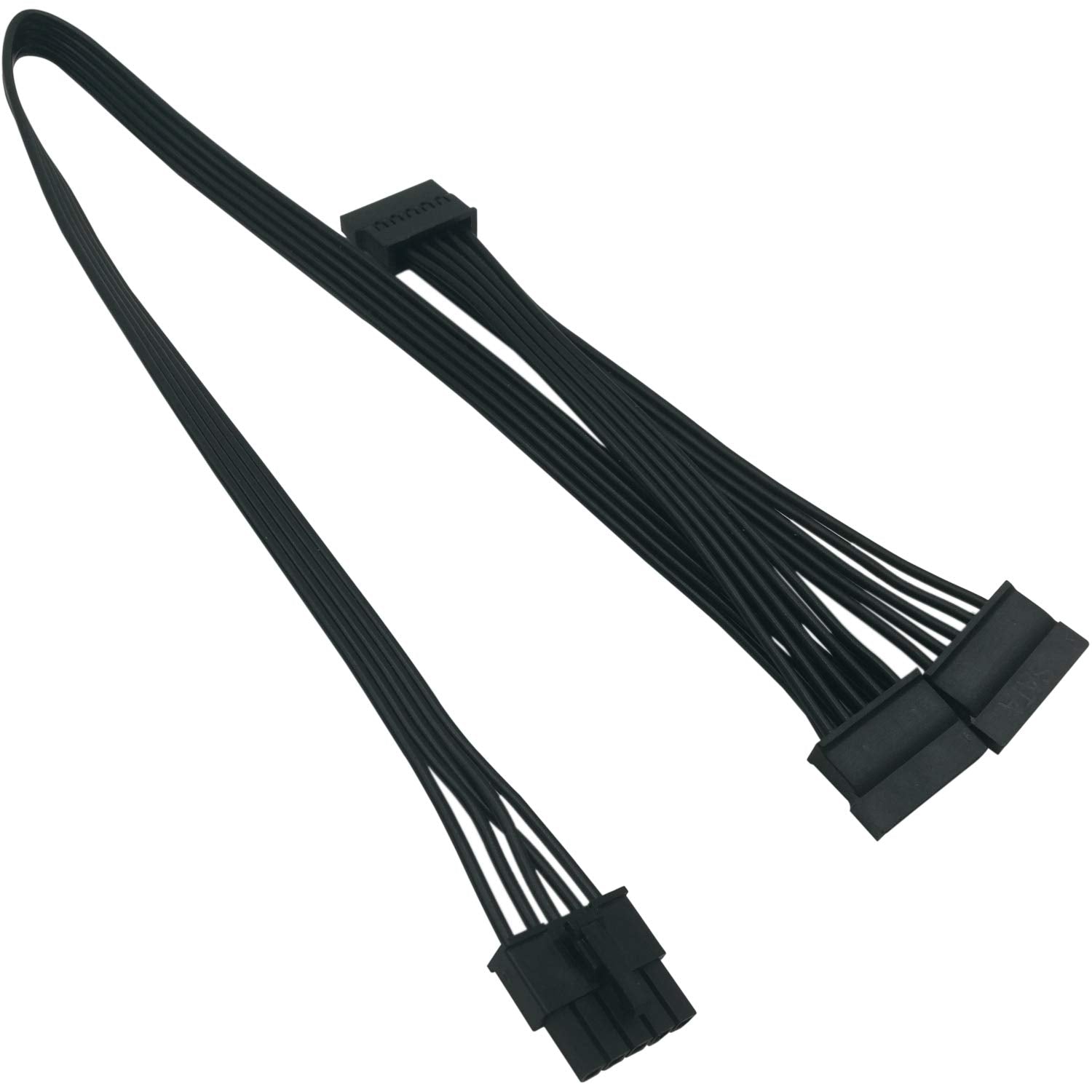 COMeap SATA Power Cable for Cooler Master PSUs, 5 Pin to 3X 15 Pin SATA Hard Drive HDD Power Adapter Splitter for BTC Mining Ris