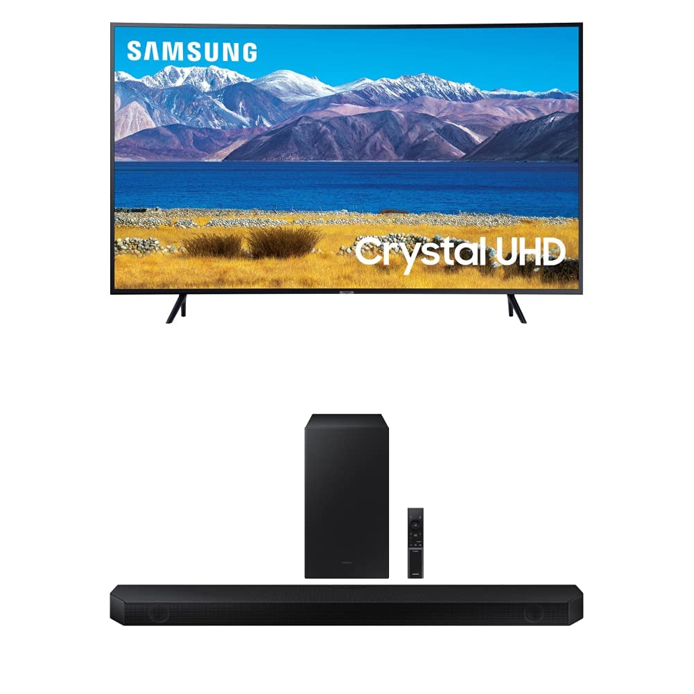 Samsung 55-Inch Class Crystal Uhd Tu8300 Series - 4K Uhd Curved Smart Tv With Alexa Built-In (Un55Tu8300Fxza)