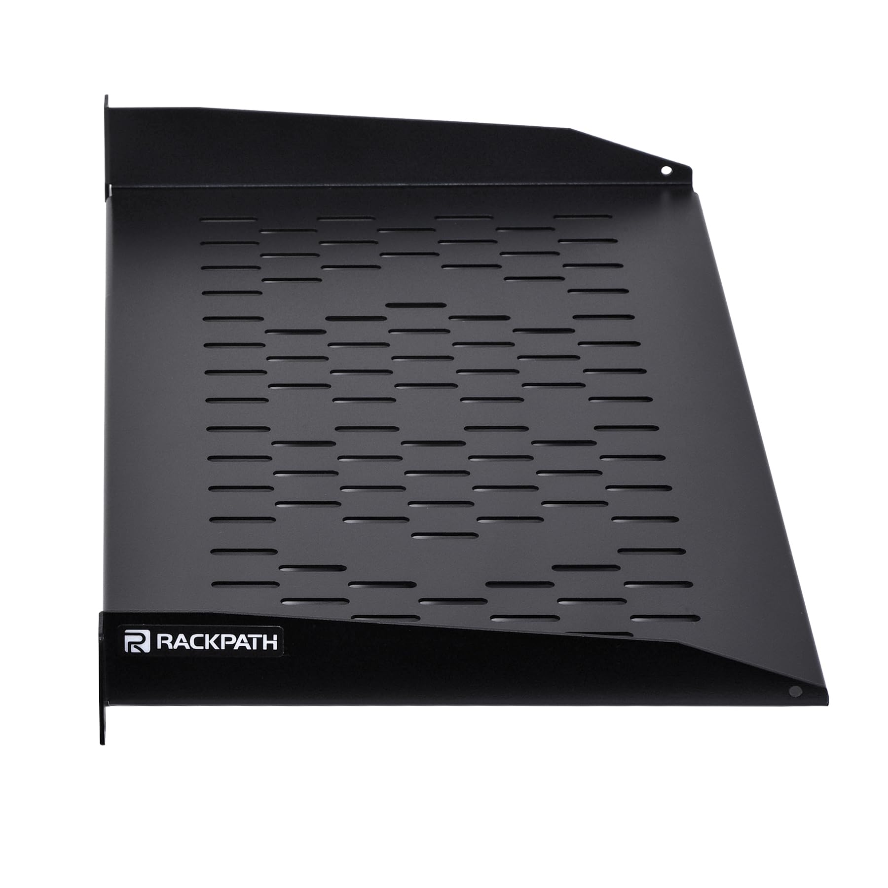 Rackpath 1U Cantilever Universal Rack Shelf   10In Deep   Rackmount Shelf For 19 Av/Network Equipment Racks   55Lbs Capacity   2
