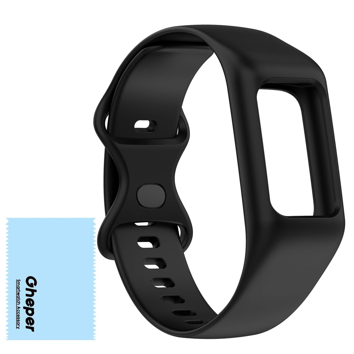 Gheper Soft Watchband Compatible With Fitbit Charge 6, Charge 5, Charge 4, Charge 3/3Se Silicone Wristband All-Round Protective 