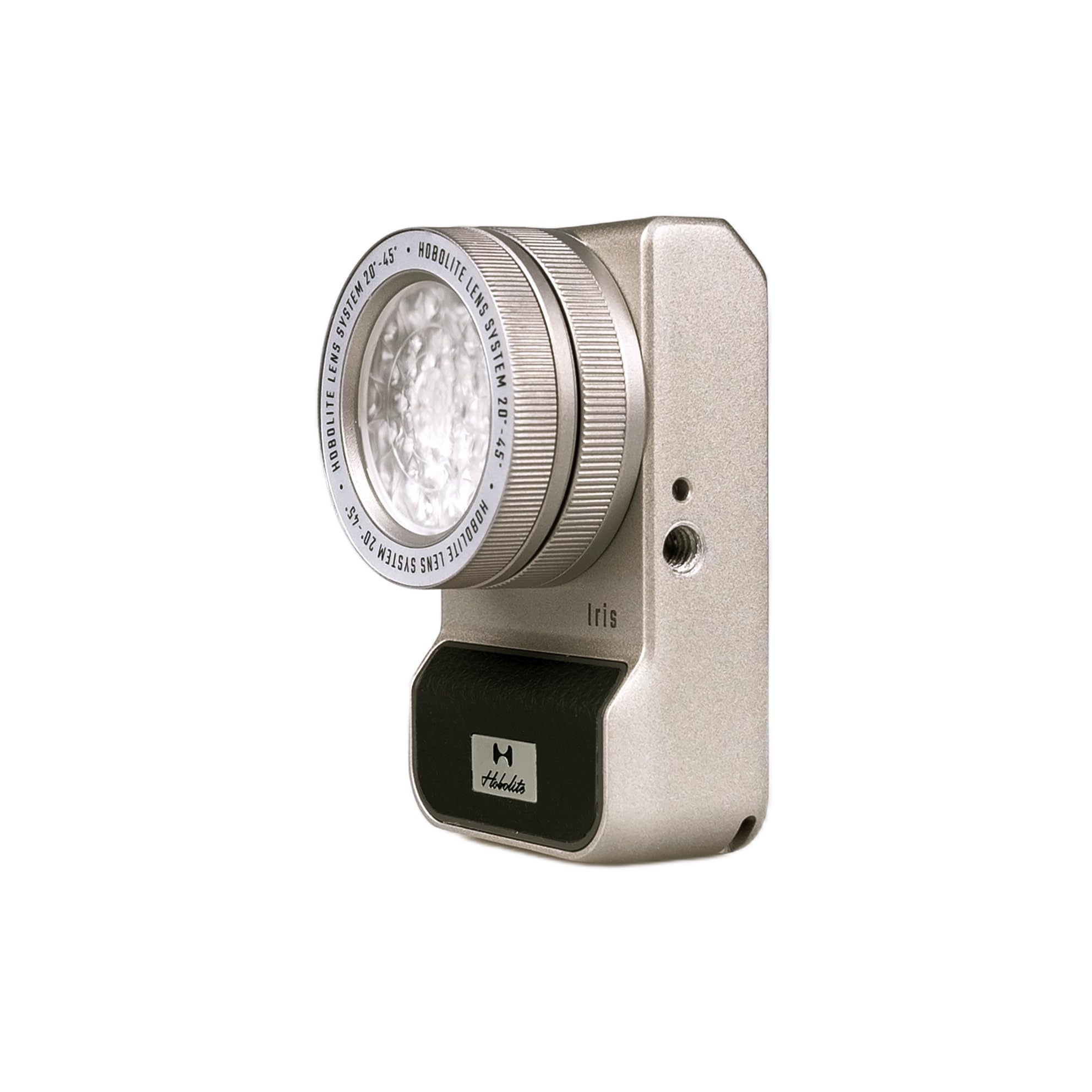 Hobolite Iris Led Video Light Standard Kit With Lcd Display, App Control, Adjustable Lens, Storage Pouch, Cri/Tlci 96+, 2700 650