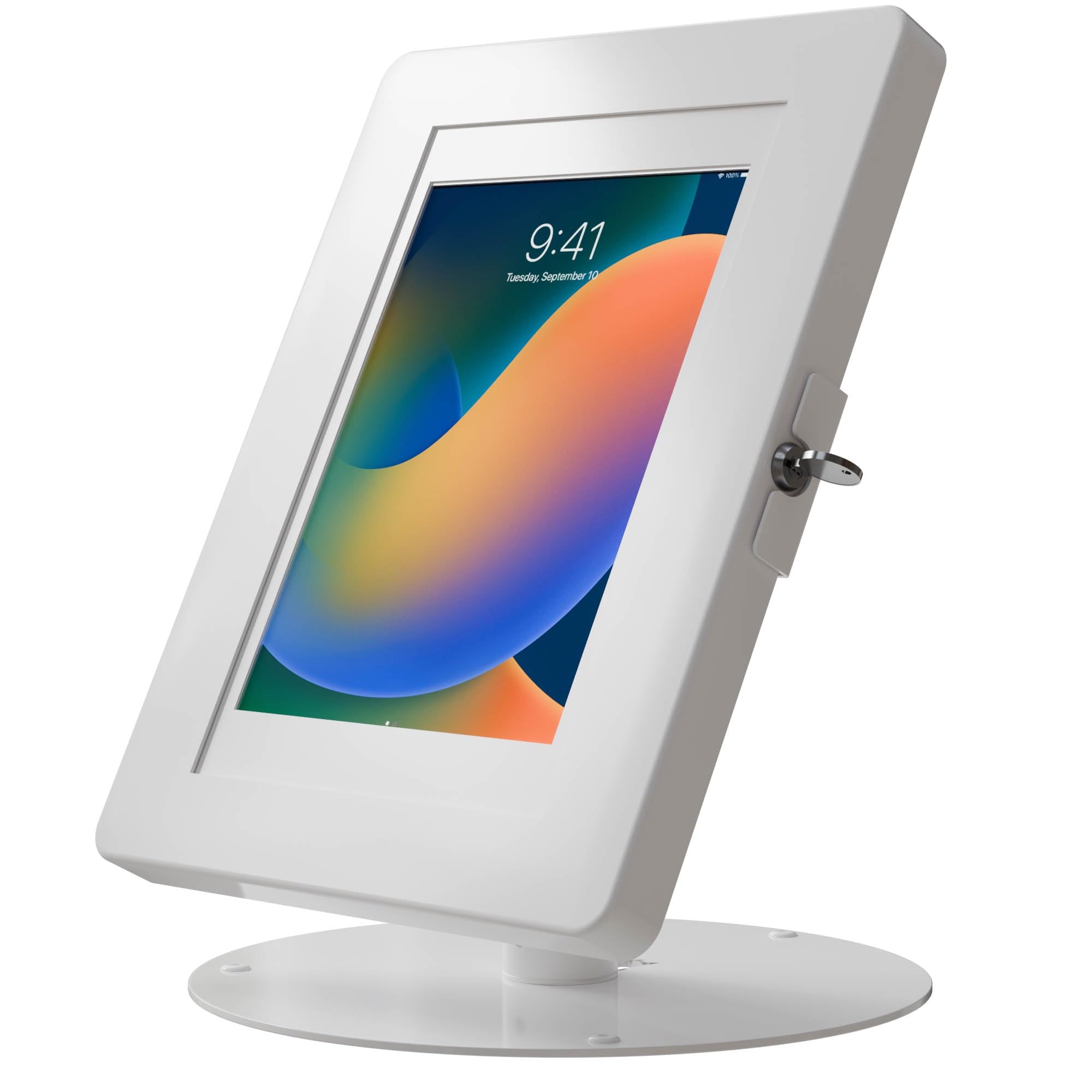 Premium iPad Retail POS Stand - CTA Upscale Tablet Kiosk Stand with 360 Degree Rotation & Locking for Retail, Restaurants & More