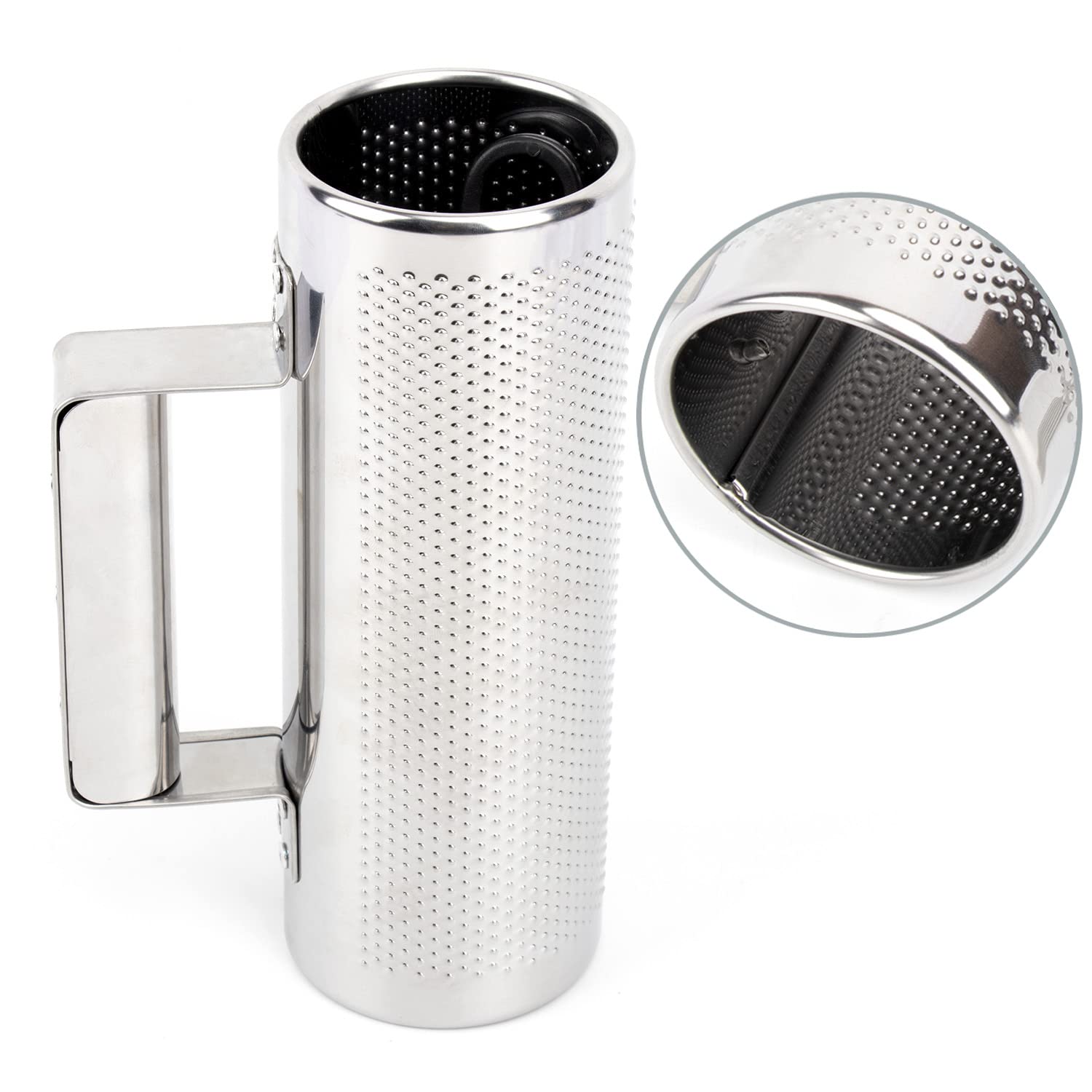 Mowind Metal Guiro Stainless Steel Hand Percussion Musical Instruments With Scraper 8 3