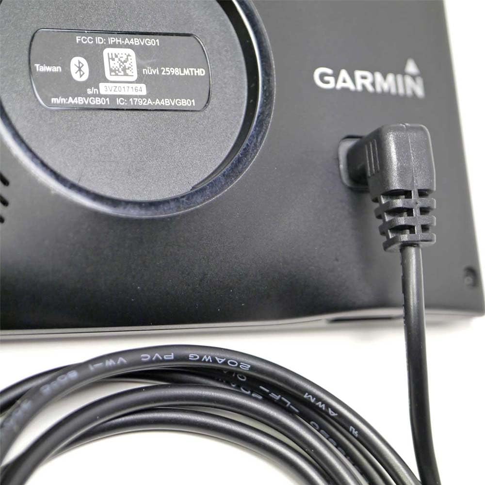 Car Charger Power Cord For Garmin Nuvi Gps, Garmin Gps Power Cord Replacement, Mini Usb Charging Cable Fit For Garmin Nuvi, Dezl, Drive, Drivesmart, Driveassist, Rv, Zumo (Without Traffic)