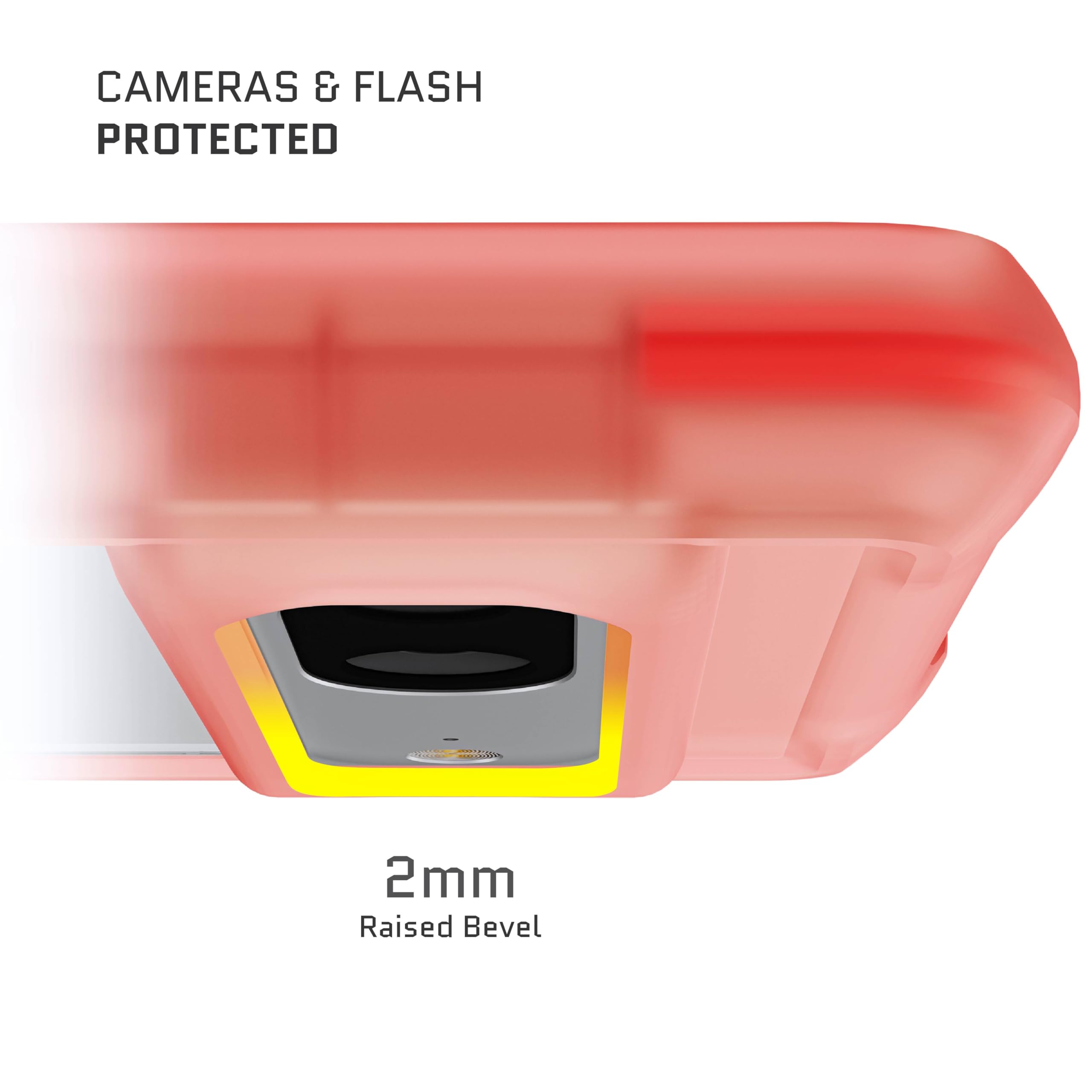 Ghostek Covert Pixel 7 Case For Women Girls With Clear Ultra Slim Thin Design And Non Slip Grip Bumper Supports Wireless Chargin