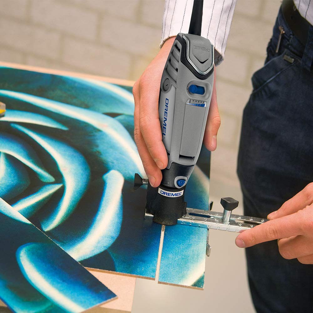 Dremel 678 Circle Cutter And Straight Edge Guide, Rotary Tool Attachment, Fits Dremel Models 4300, 4000, 3000 And 8220