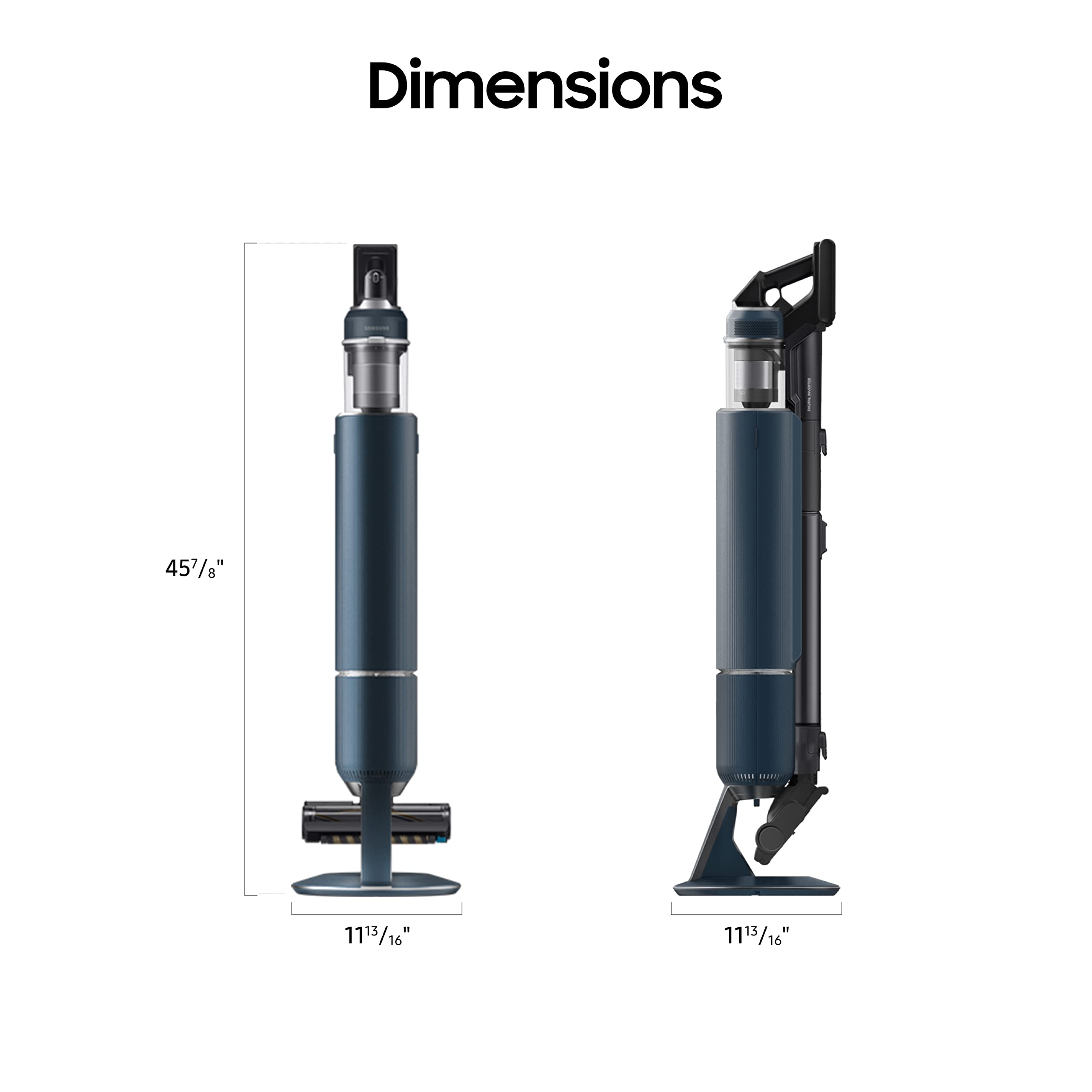 Samsung Bespoke Jet Cordless Stick Vacuum Cleaner W/ Clean Station, Powerful Multi Surface Floor Cleaning For Carpet, Hardwood,