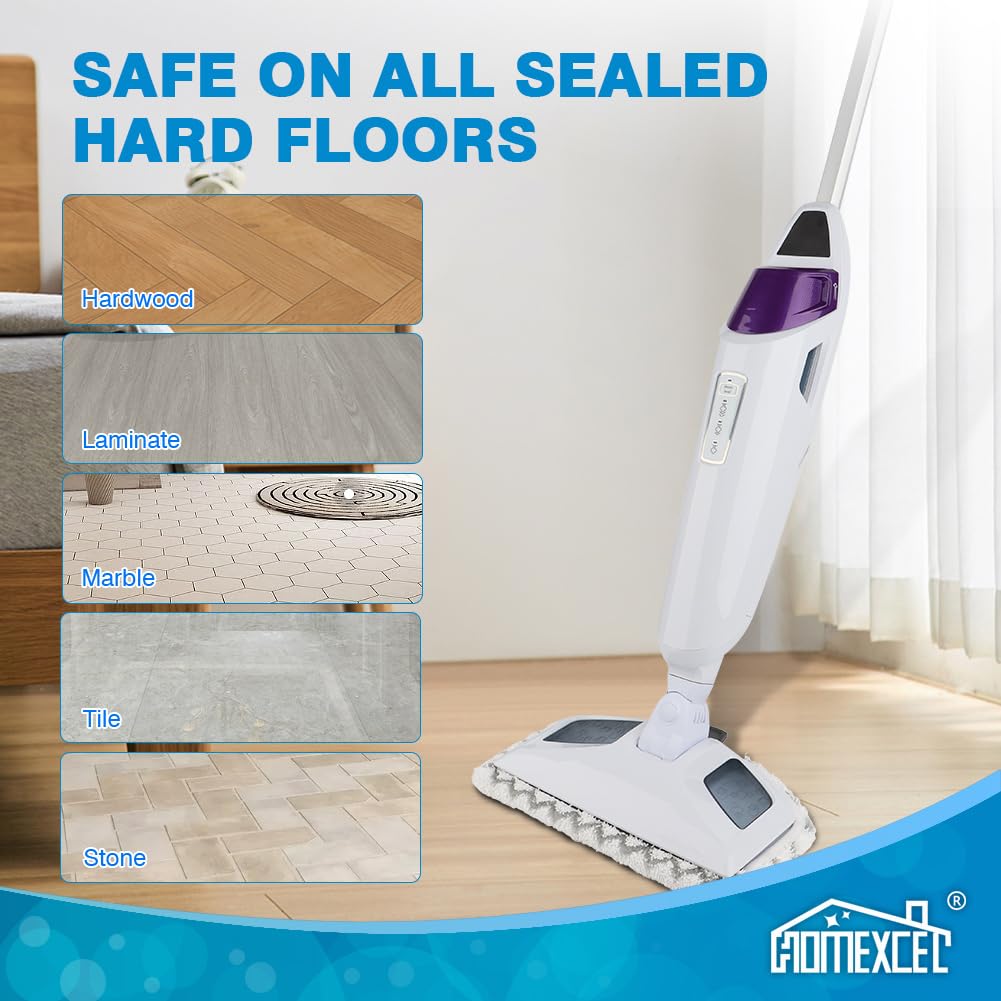 Homexcel Steam Mop Replacement Pads Compatible With Bissell Powerfresh Steam Mop 1940 1806 1440 1544 Series, Model 19402 19404 1