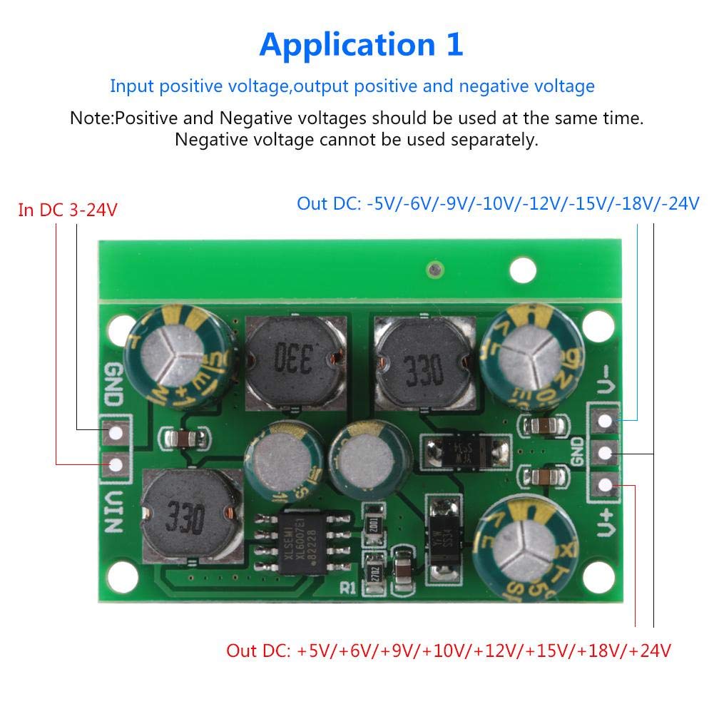 Ywbl Wh Dc Dc Positive & Negative Voltage Boost Buck Converter Output 5V, 6V, 9V, 10V, 12V, 15V, 18V, 24V (Output Voltage 15Vdc)