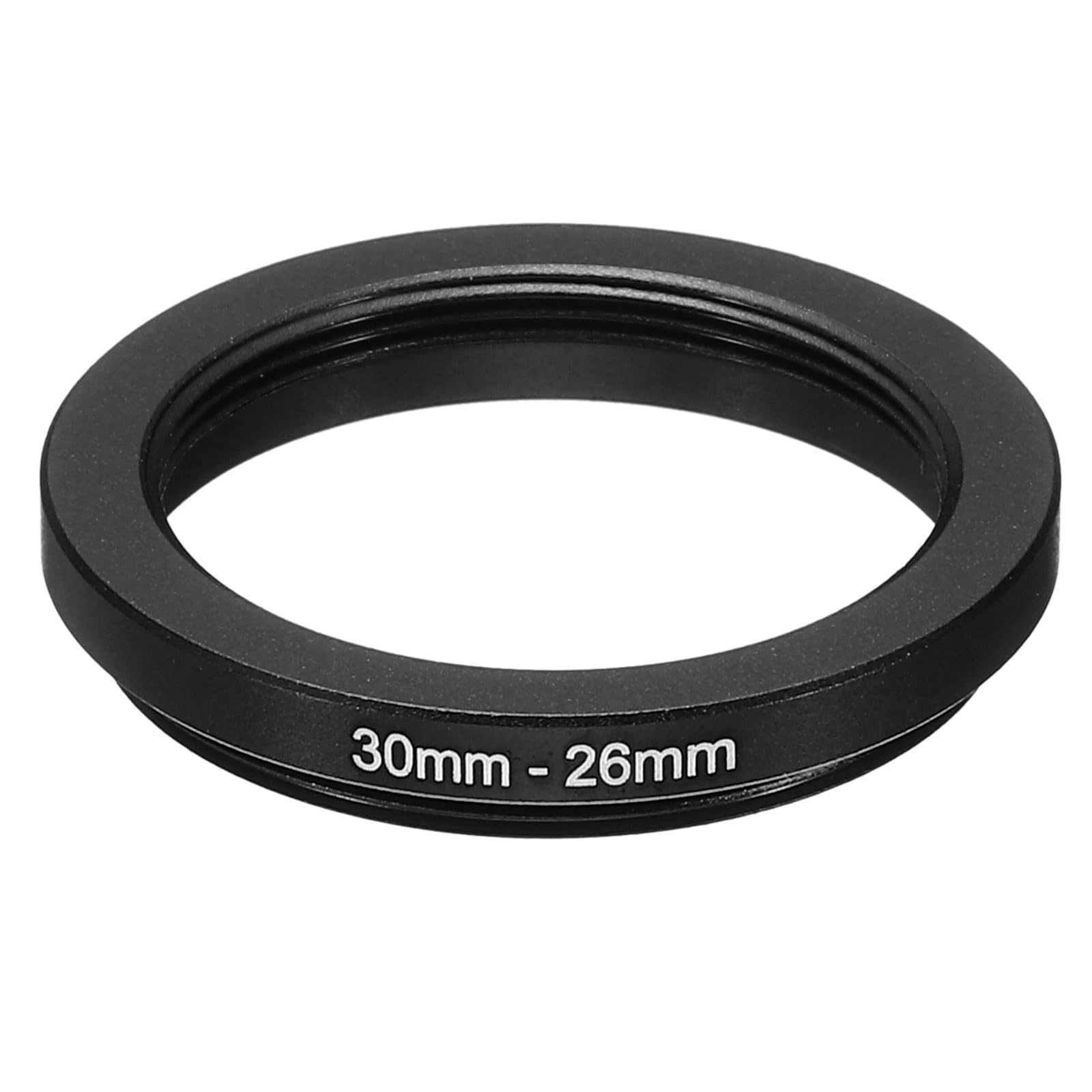 Patikil 30Mm 26Mm Metal Step Down Ring, Camera Lens Filter Adapter Ring Aluminum Filter Adapter Ring For Camera Lenses Hood, Bla