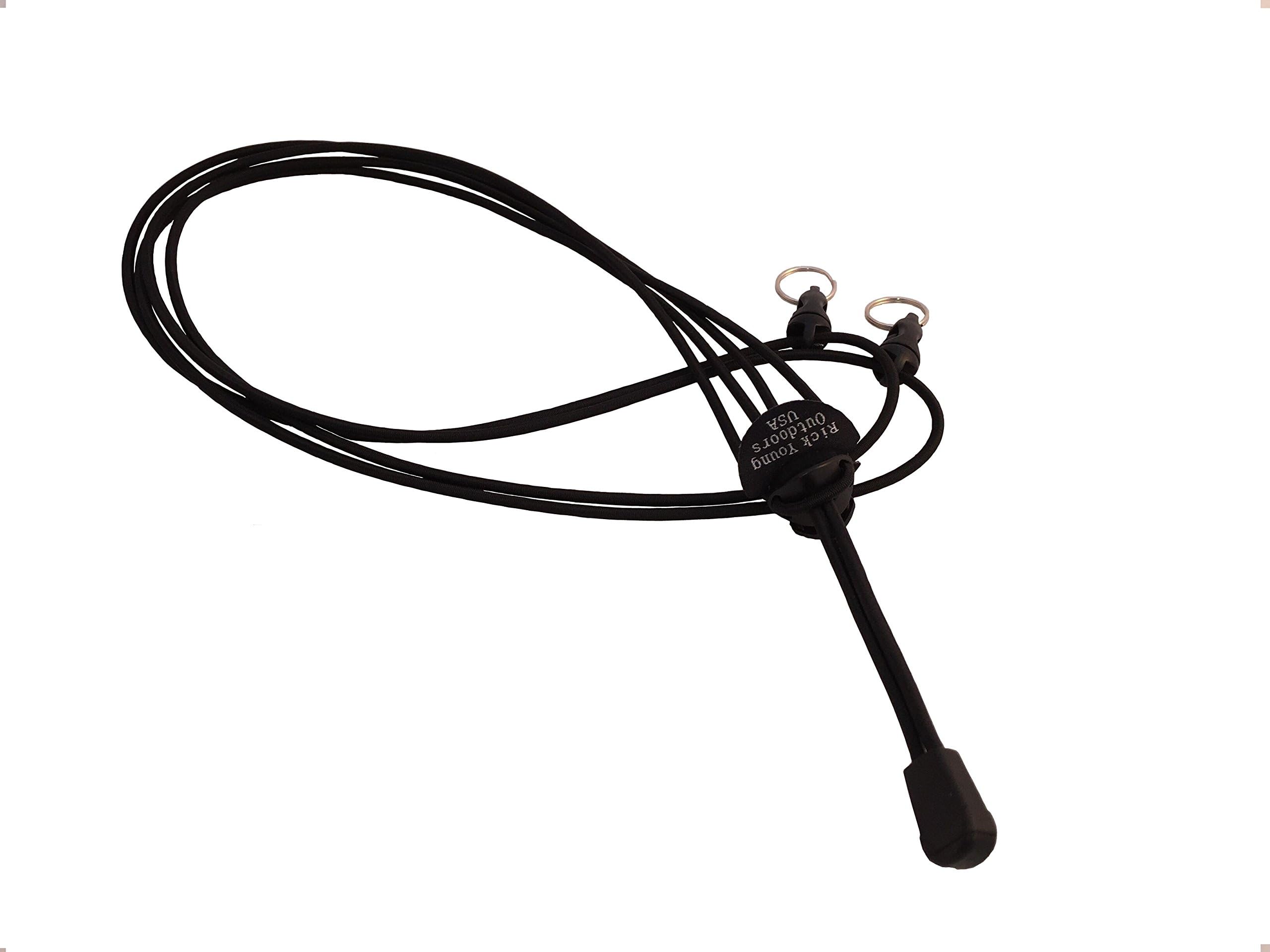 Rick Young Outdoors Ultra Light Binocular Harness | Color Black | Bino Harness For Hunting | Comfortable & Easy To Use Adjustmen