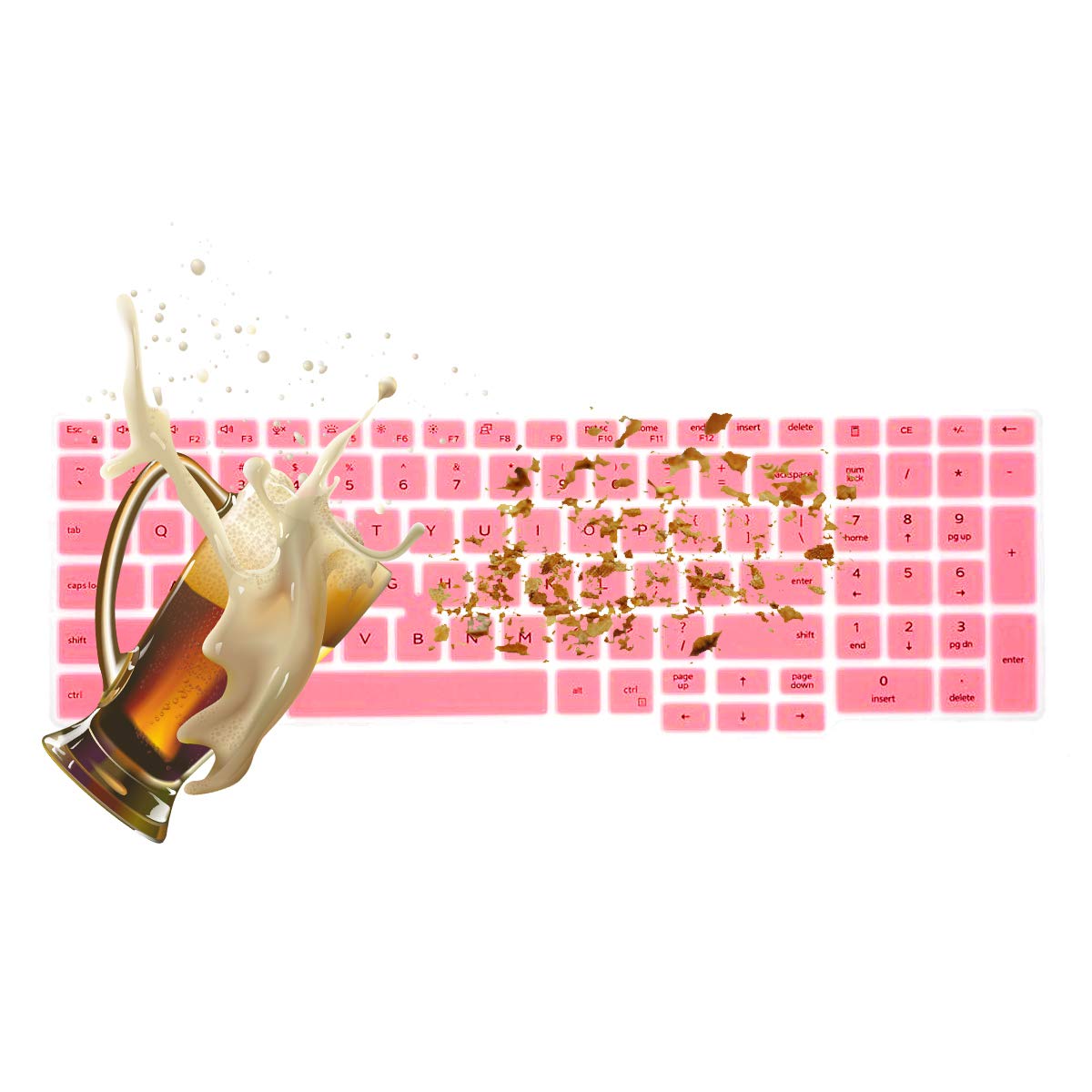 Keyboard Cover For Dell Latitude 5000 5500 5501 5510 5511 15.6'' /Dell Precision 3540 3541 Laptop(With Point) Keyboard Cover Ski