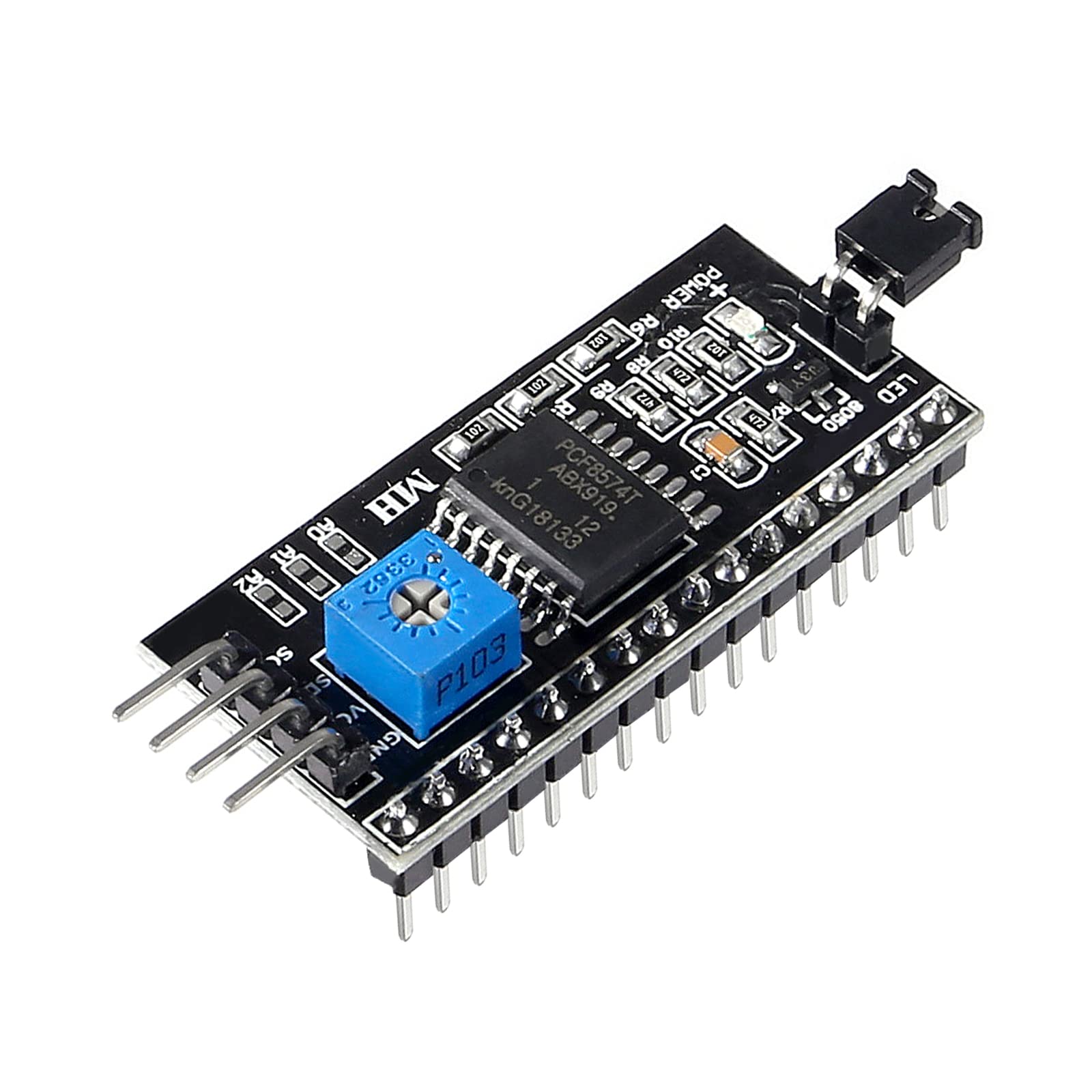 Coliao 10Pcs 5V 2004 1602 Lcd Display Iic I2C Adapter Iic I2C Serial Interface Adapter Converter Module