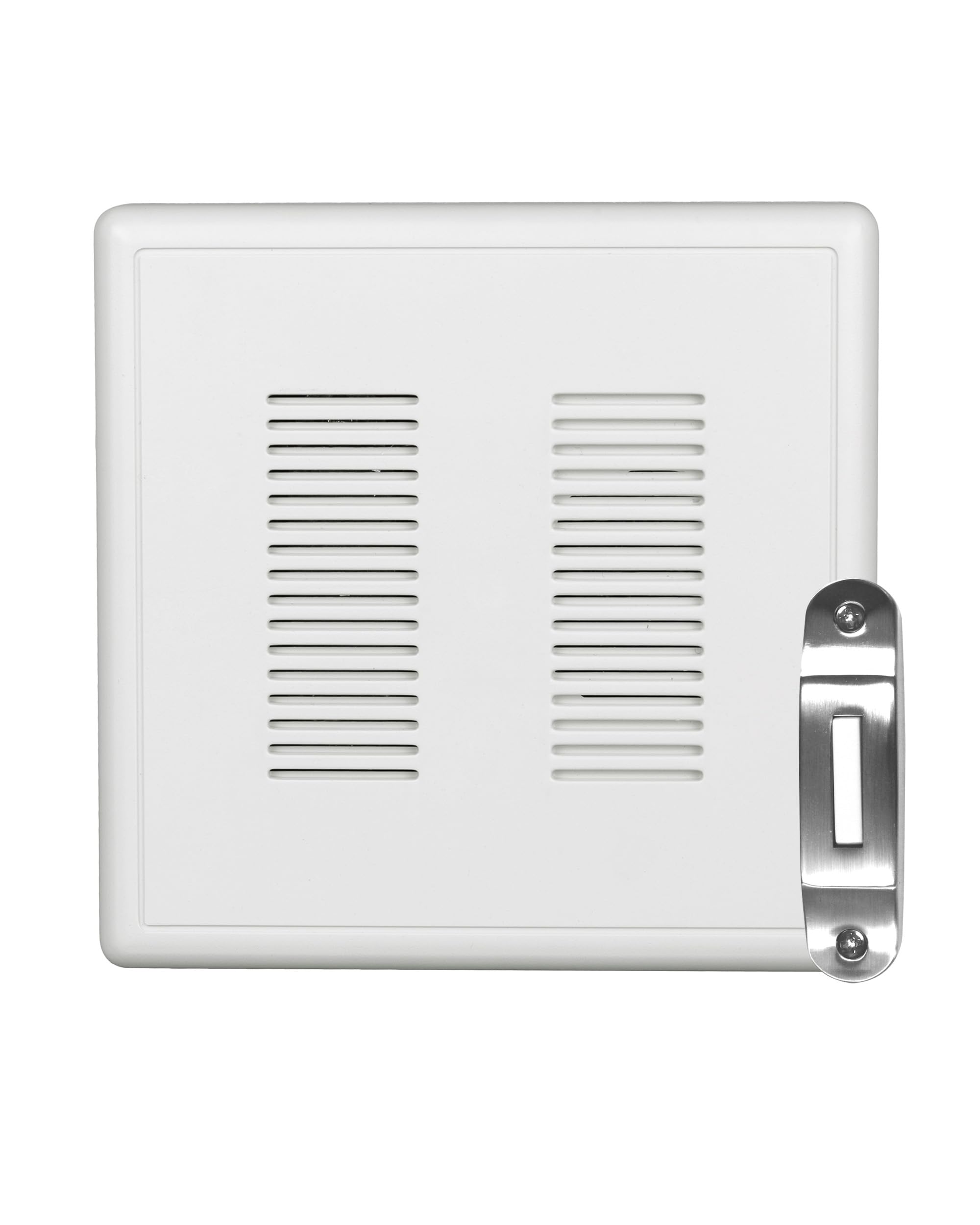 Primechime Plus 2 Electric Doorbell Kit   Doorbells For Home   Includes Selectable Ring Chimes   Deco Button, Nickel   Nicor Lig
