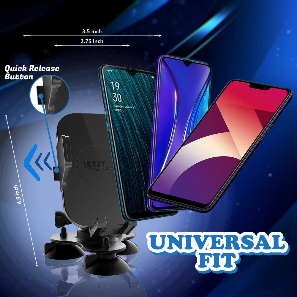 Luckylaker Strong Suction Phone Mount Base Universal Marine Electronic Mount Ball Kayak Fish Finder Holder Car Fishing For Truck