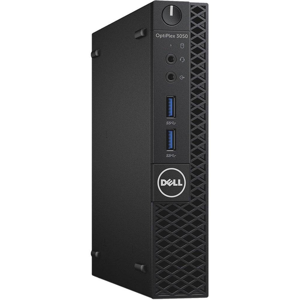 Dell CFC5C OptiPlex 3050 Micro Form Factor Desktop Computer, Intel Core i5-7500T, 8GB DDR4, 256GB Solid State Drive, Windows 10