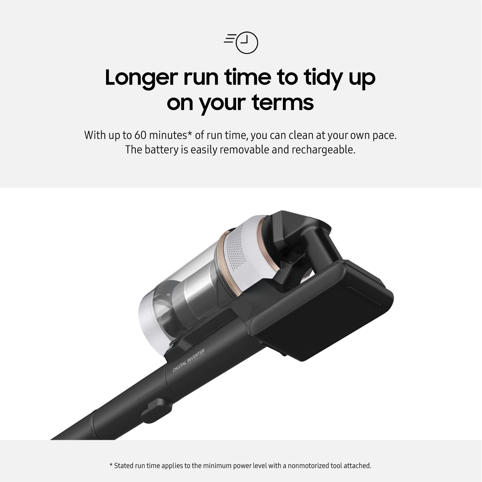 Samsung Bespoke Jet Cordless Stick Vacuum Cleaner W/ Clean Station, Powerful Multi Surface Floor Cleaning For Carpet, Hardwood,