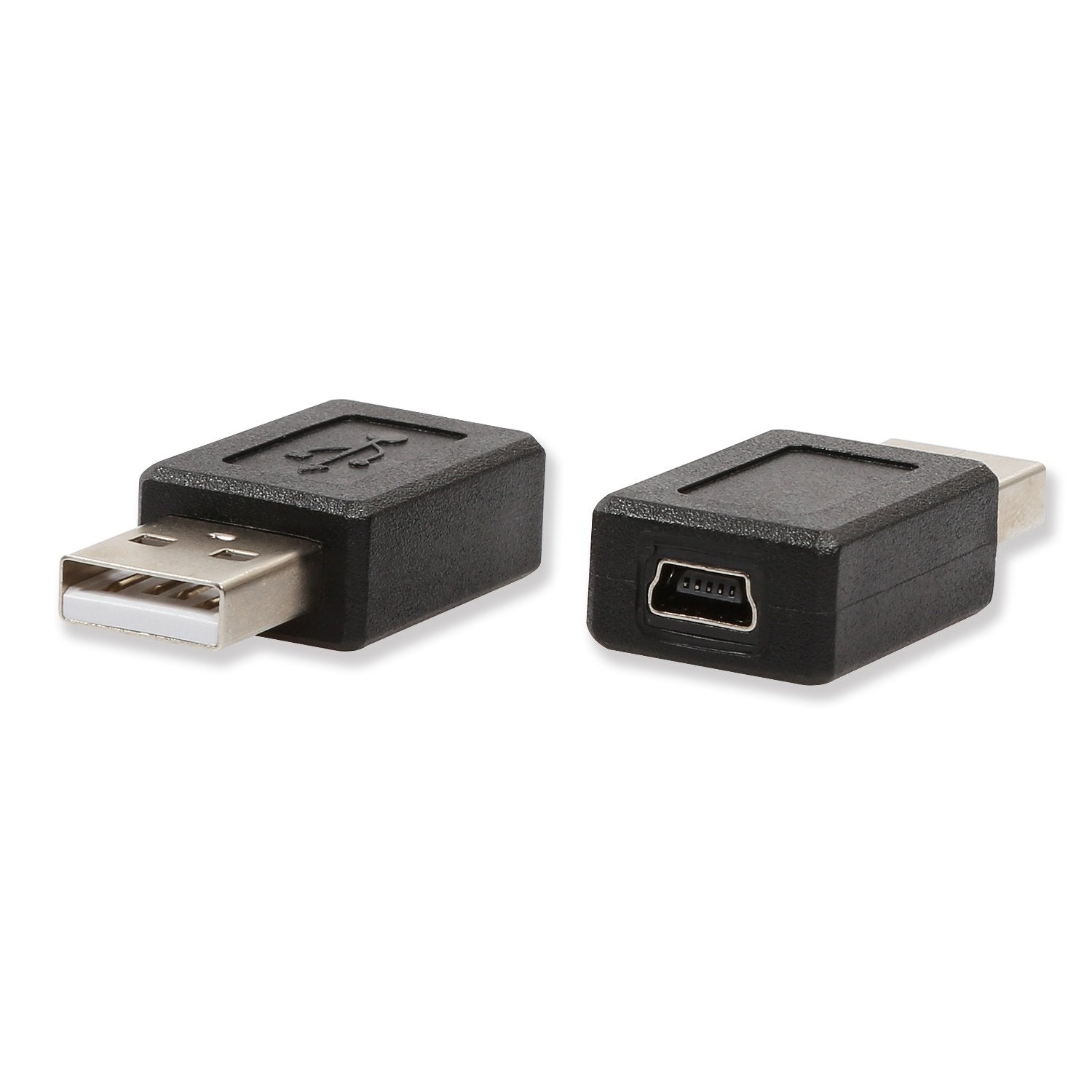 Electop 2 Pack Usb 2.0 A Male To Usb B Mini 5 Pin Female Adapter Converter