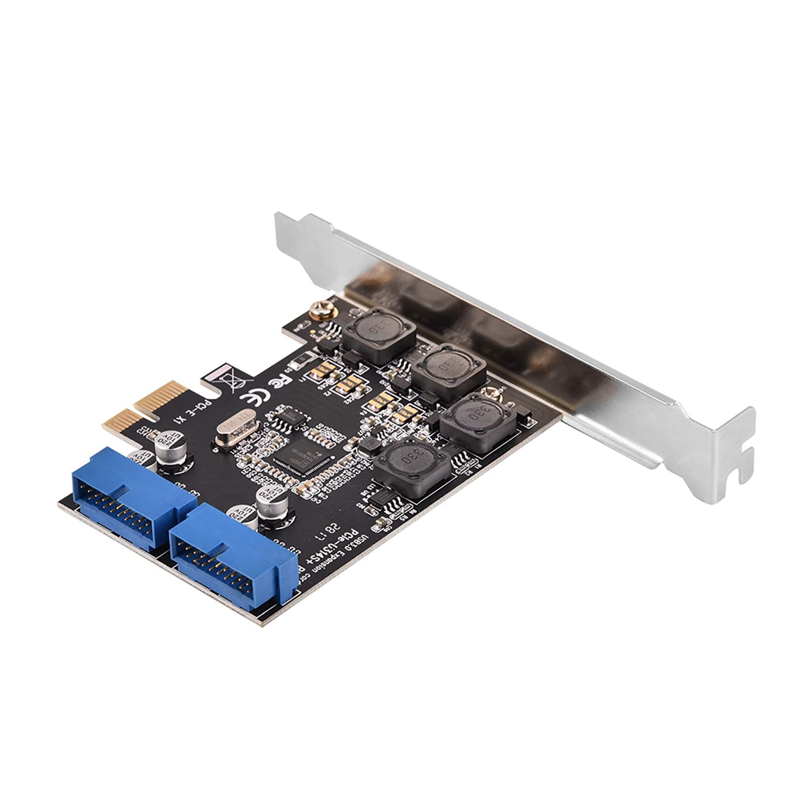 Pci E To Usb 3.0 Expansion Card Pci E To Usb 3.0 19 Pin 2 Port Adapter 5Gbps Super Fast Pciexpress Support Winxp, Win7, Win8, Wi