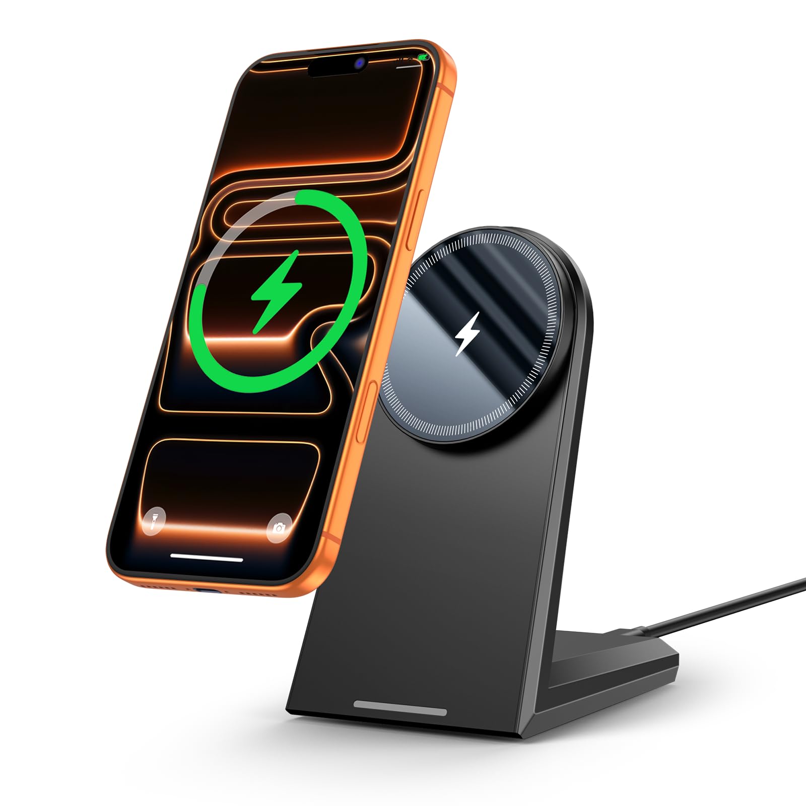 NANAMI 25W Magnetic Wireless Charger Stand, Fast Magnetic Phone Charger