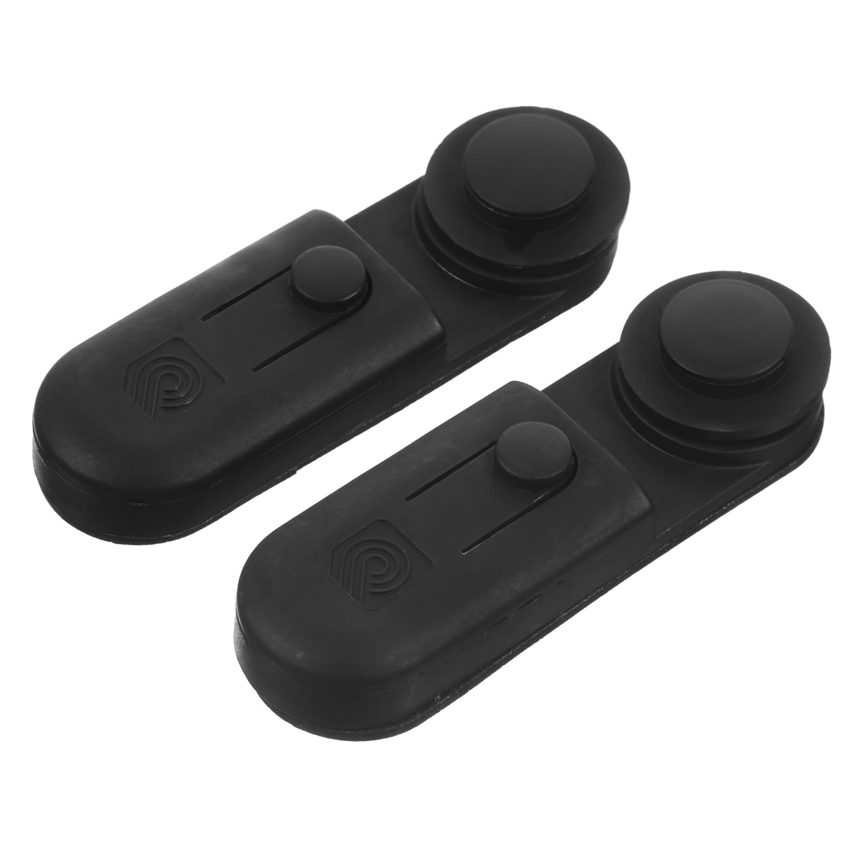 CATIEBYE 2pcs Guitar Strap Lock Guitar Belt Button Strap Locks Black for Acoustic Electric Bass Ukulele