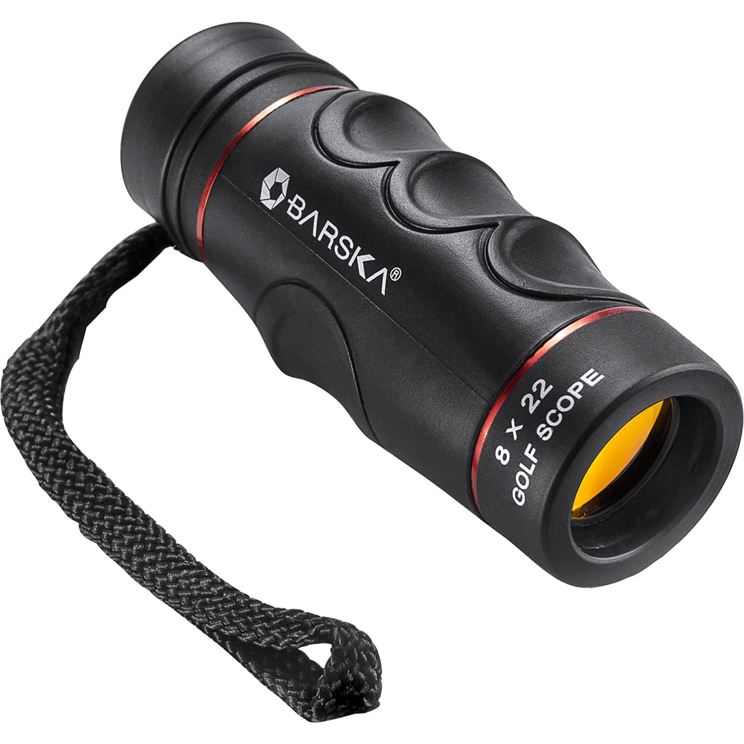 Barska Blueline 8X22 Waterproof Golf Scope Monocular With Built-In Internal Distance Reticle