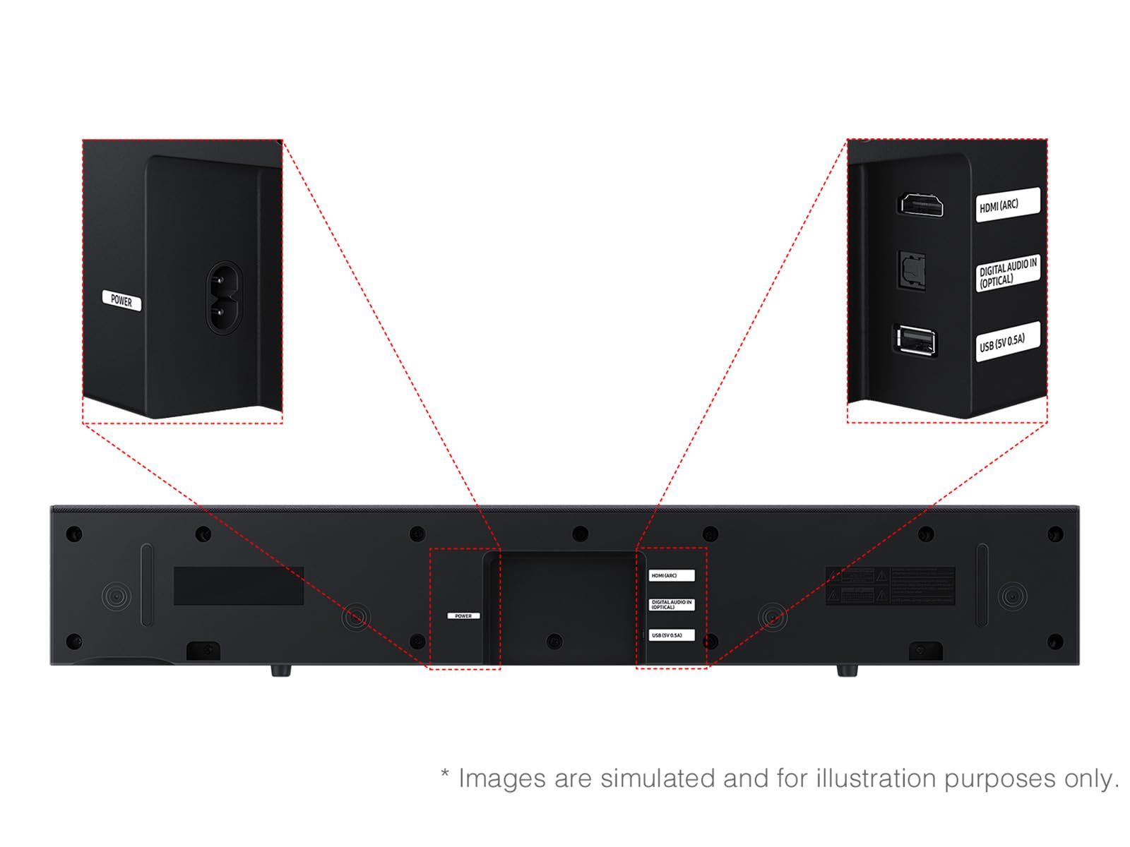 Samsung B-Series Soundbar Hw B400F 2.0 Ch Soundbar With Built In Subwoofer (2025 Model) One Remote Control, Surround Sound Expan
