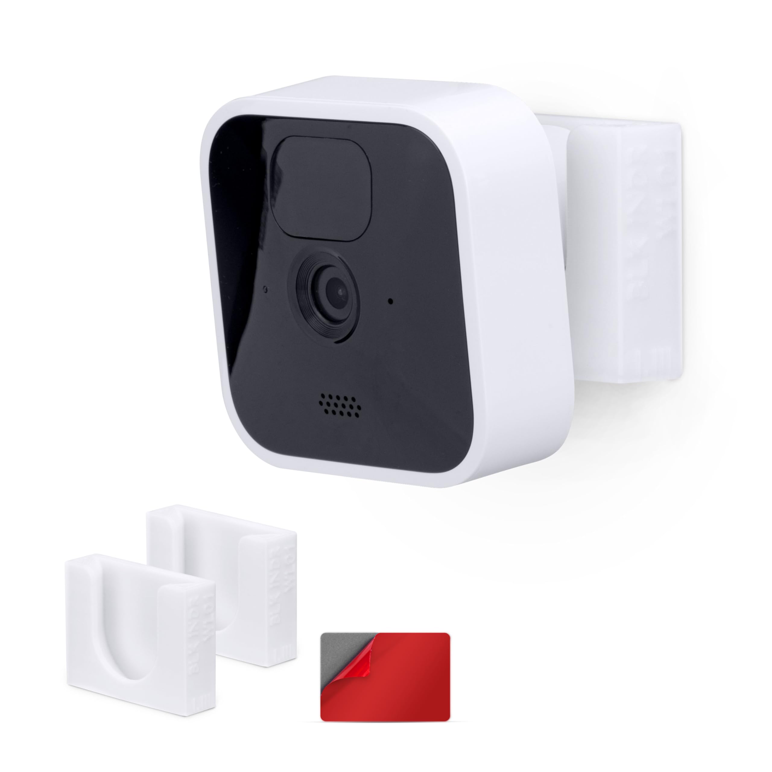 BRAINWAVZ Adhesive Blink Outdoor Indoor Camera Mount (3RD GEN), 2 Pack Holder, No Hassle Installation, No Screws, No Mess Bracke