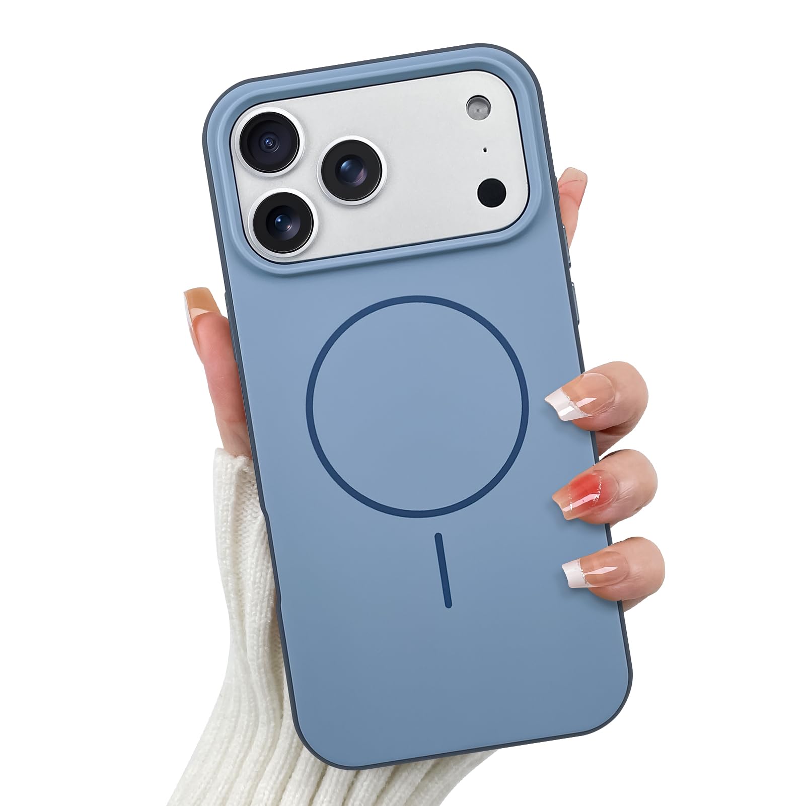OOK Magnetic for iPhone 17 Pro Case, Compatible with MagSafe Silicone Camera Lens Protection Shockproof Protective Slim Phone Ca