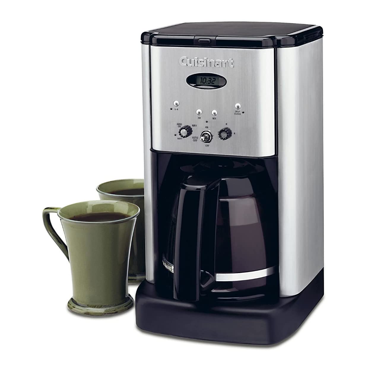 Cuisinart Dcc 1200P1 Brew Central 12 Cup Programmable Coffeemaker Coffee Maker, Carafe, Brushed Chrome
