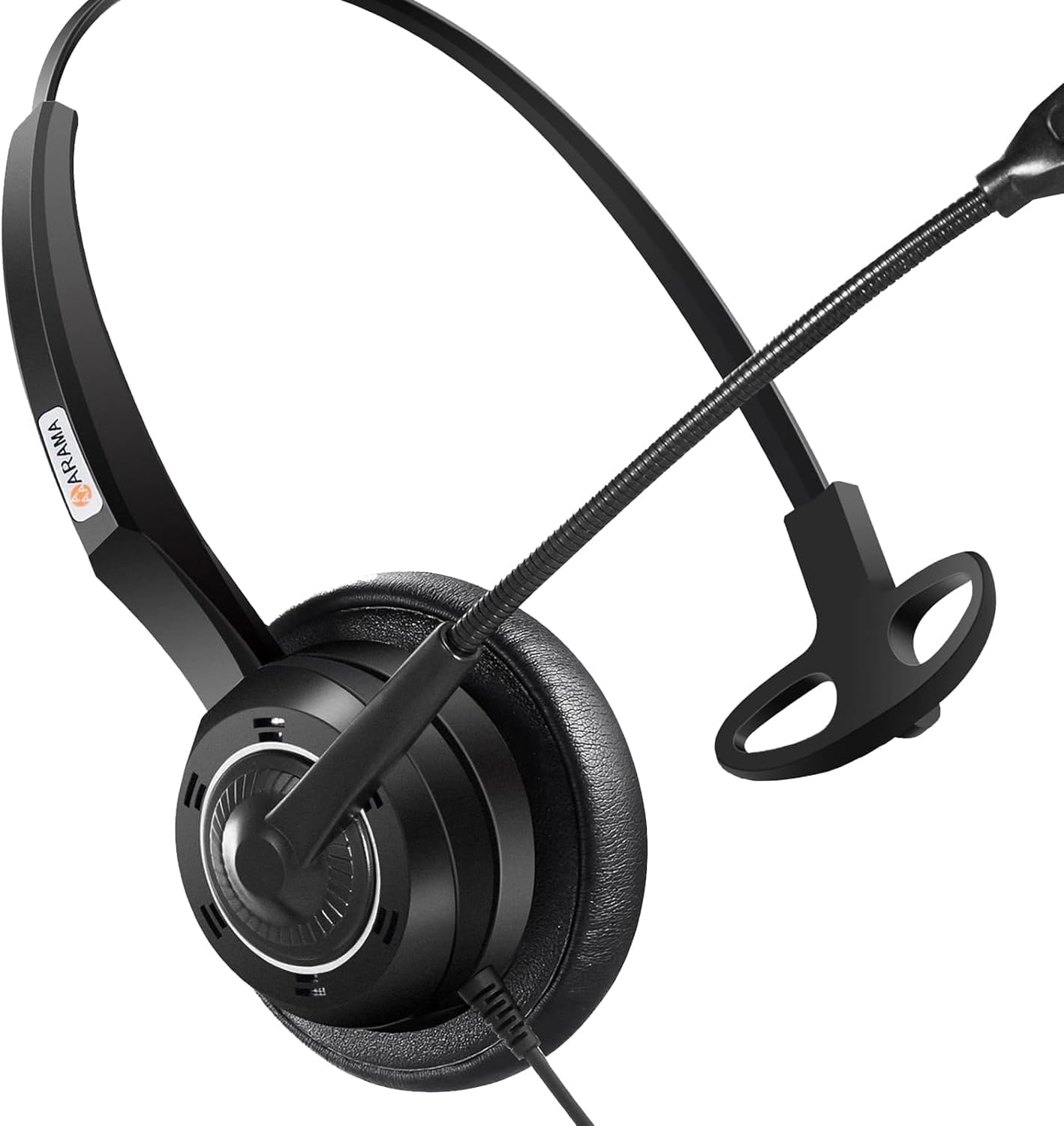 Arama Usb Headset With Microphone Noise Cancelling, Comfort Fit Computer Headset With Microphone For Pc Laptop Mac Skype Zoom Uc Webinar Business Call Center Home Office