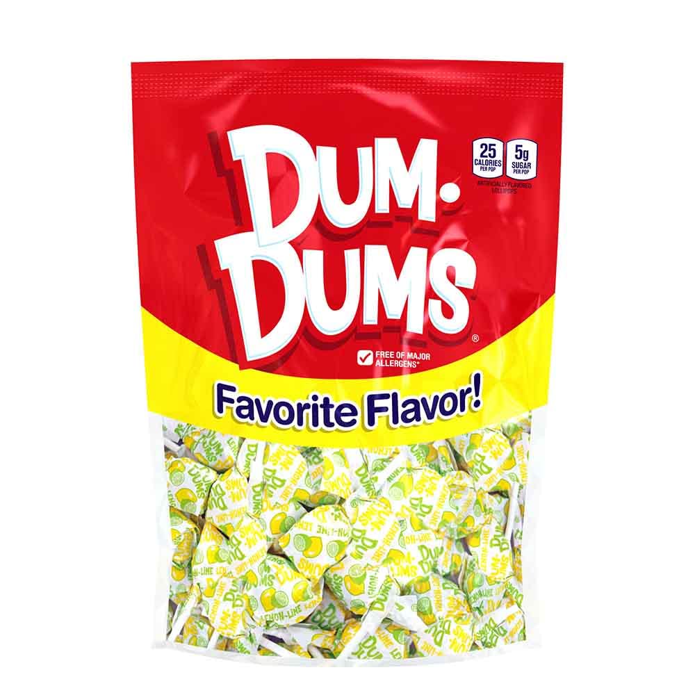 Dum Dums Lollipops Lemon Lime Flavor 1 50 Ct Bag