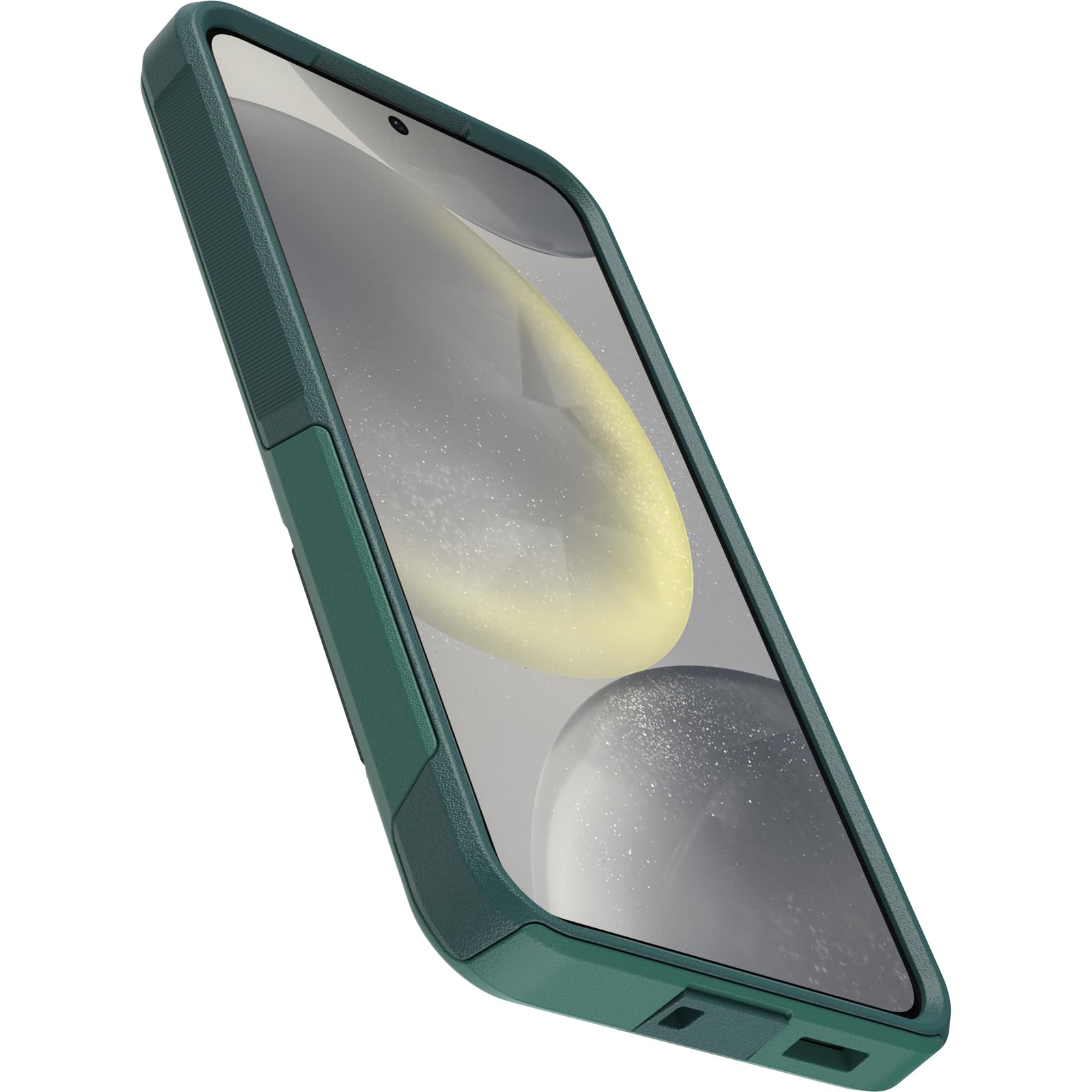Otterbox Samsung Galaxy S24 Commuter Series Case   Get Your Greens, Slim & Tough, Pocket Friendly, With Port Protection