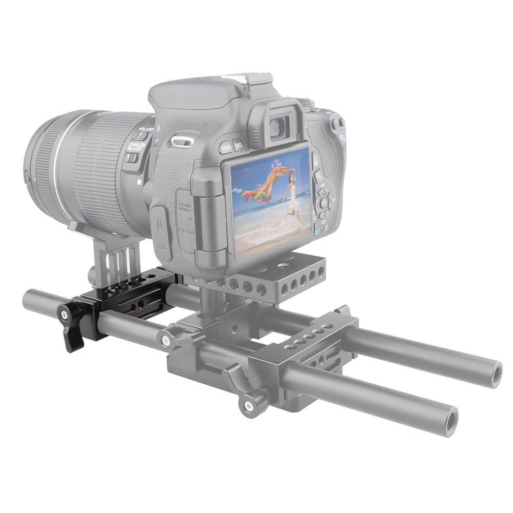 Camvate 15Mm Rod Clamp Railblock For Dslr 15Mm Rail Rig Rod Support System   1103