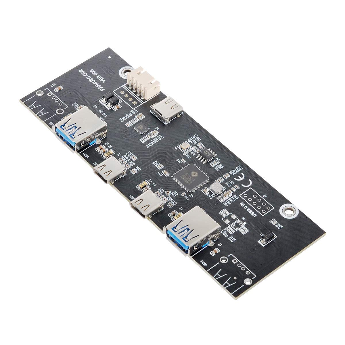 Chenyang 5.25  Front Panel Cd-Rom Bay Usb 3.0 & Usb-C Hub 4 Ports Motherboard Adapter