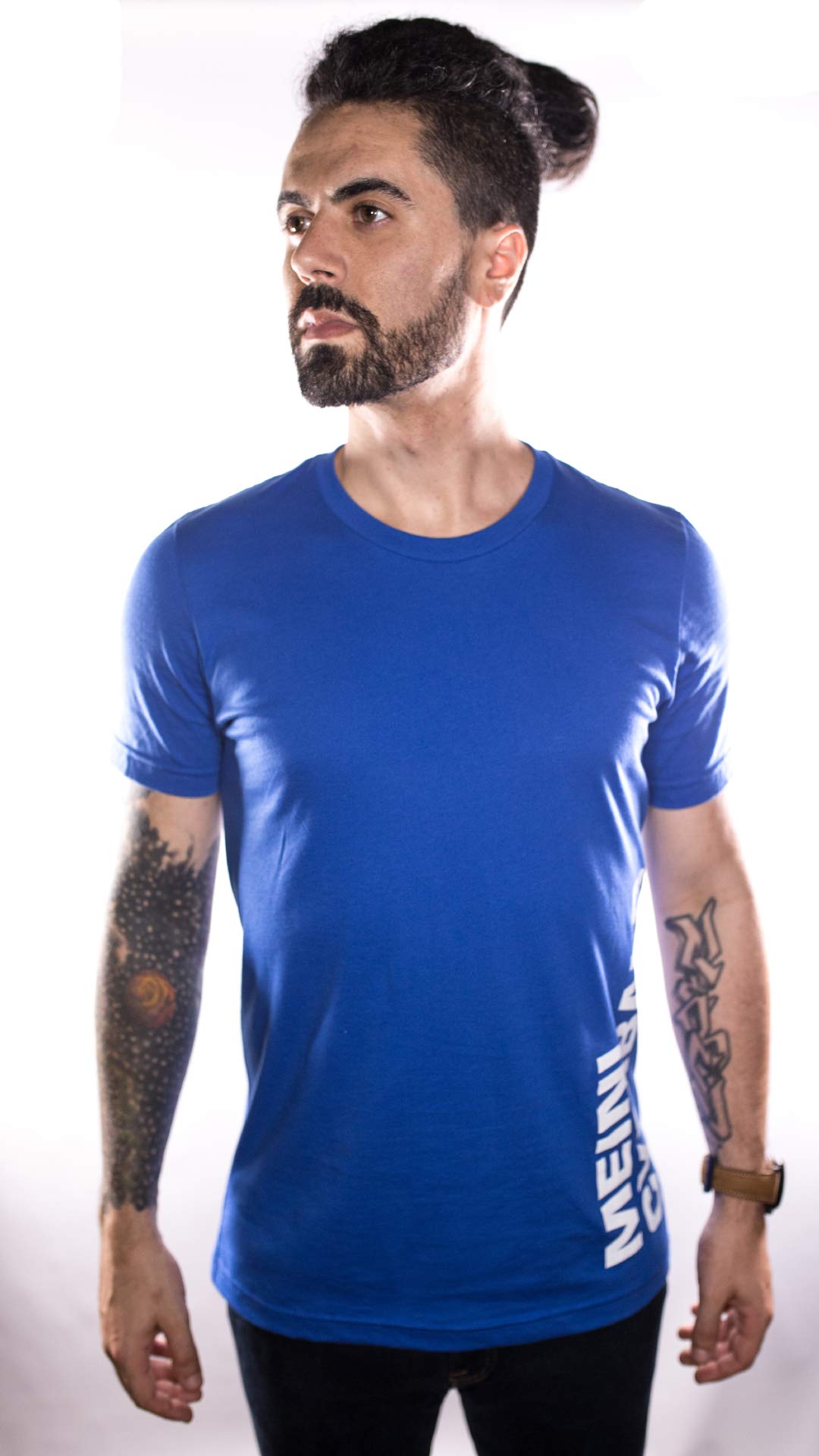 Meinl Cymbals Logo T-Shirt, Blue, Small (S78B-S)